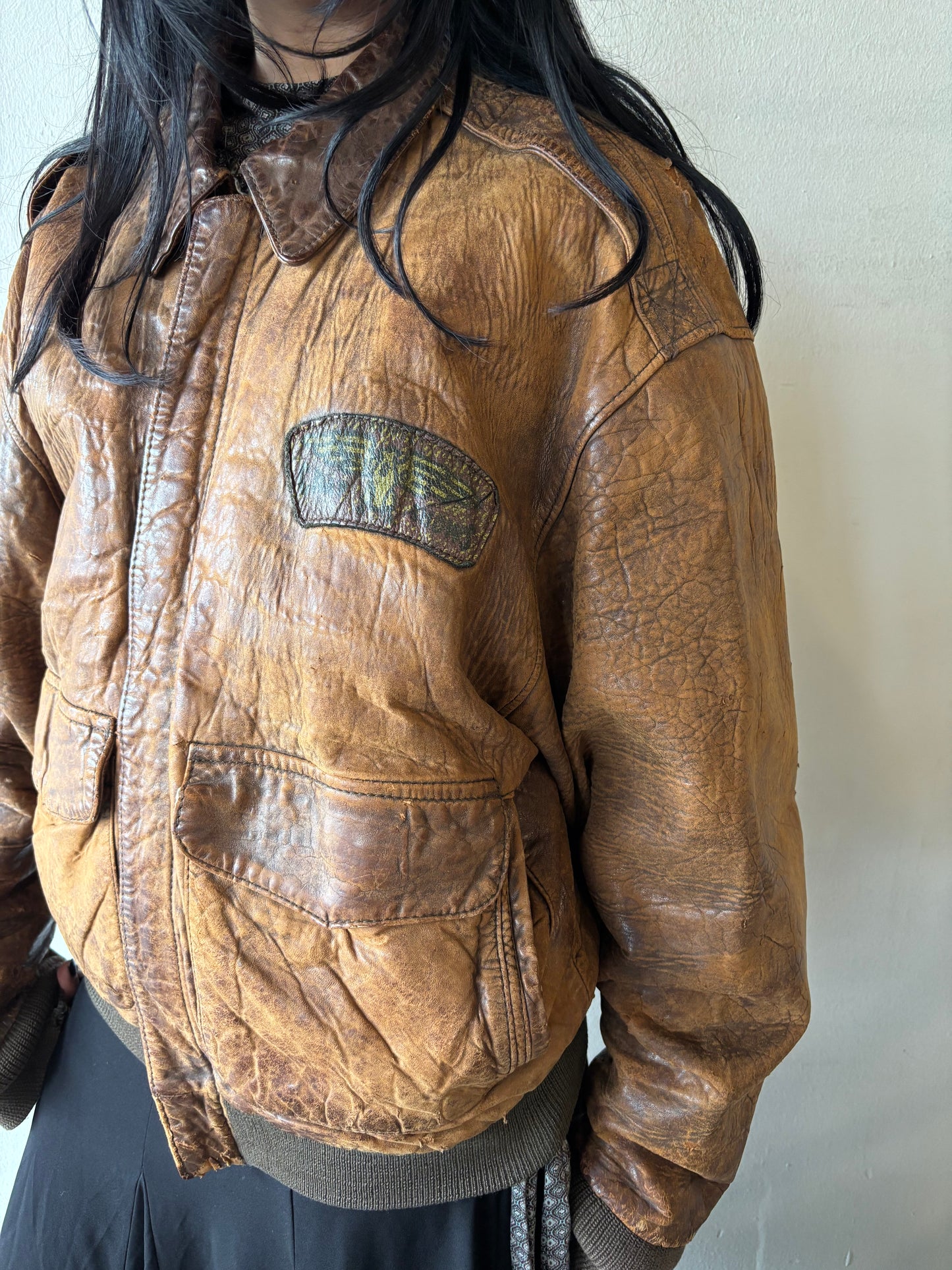 Vintage Avirex Flight Leather Jacket