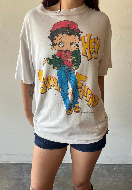 Vintage Betty Boop Hey Girlfriend Shirt