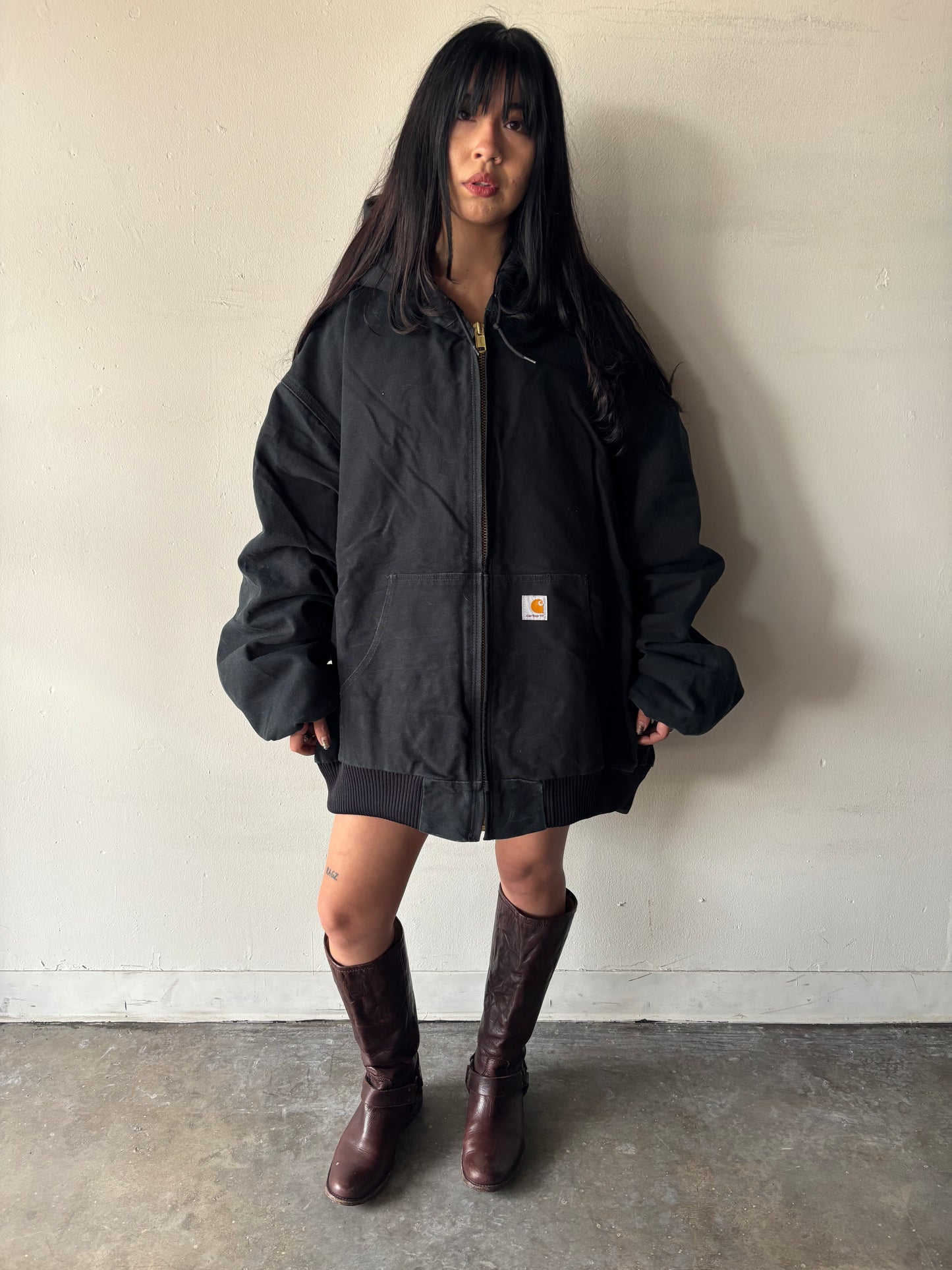 Vintage Black Carhartt Workwear Jacket