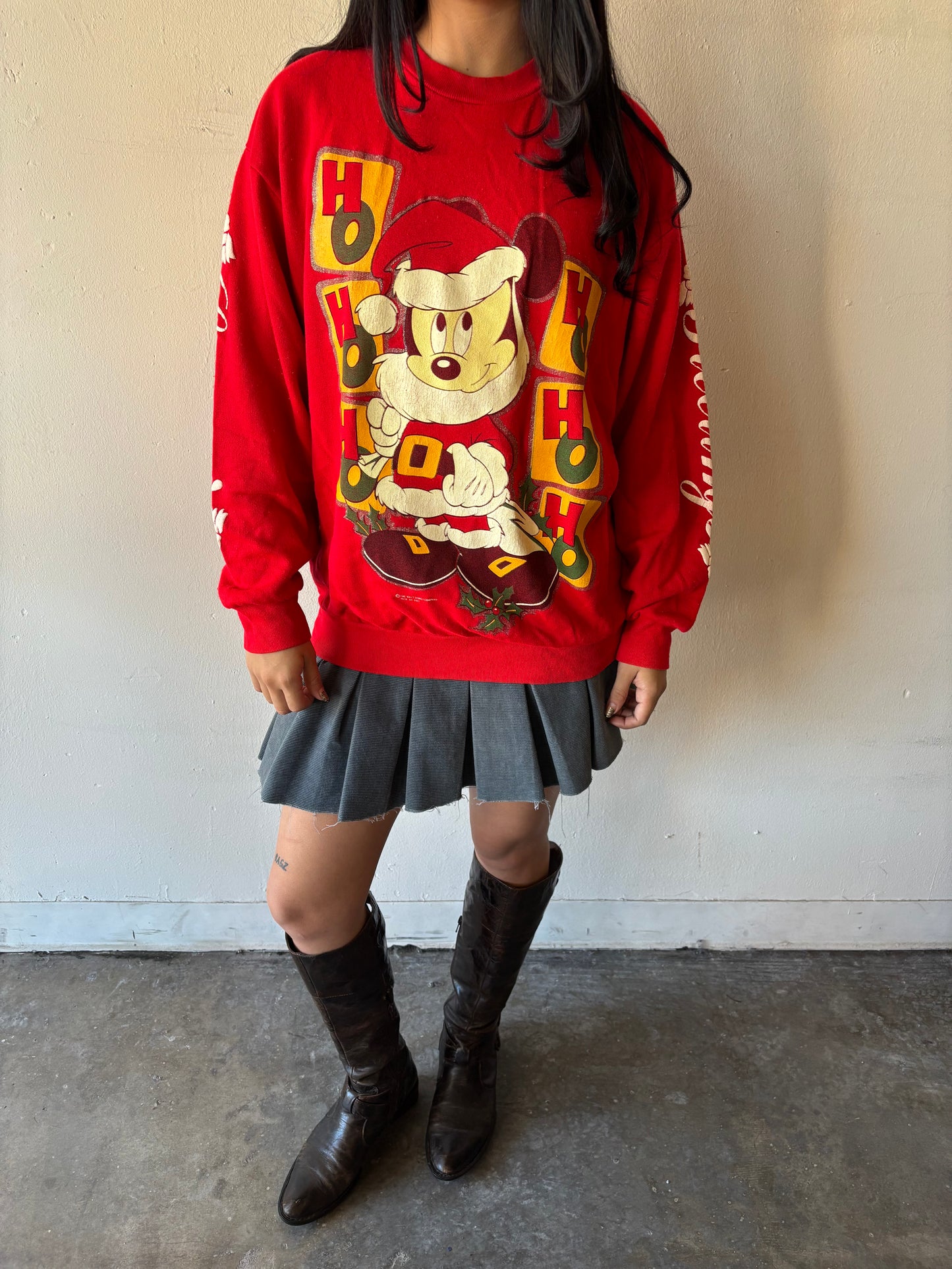 Vintage Mickey Mouse Christmas Crewneck