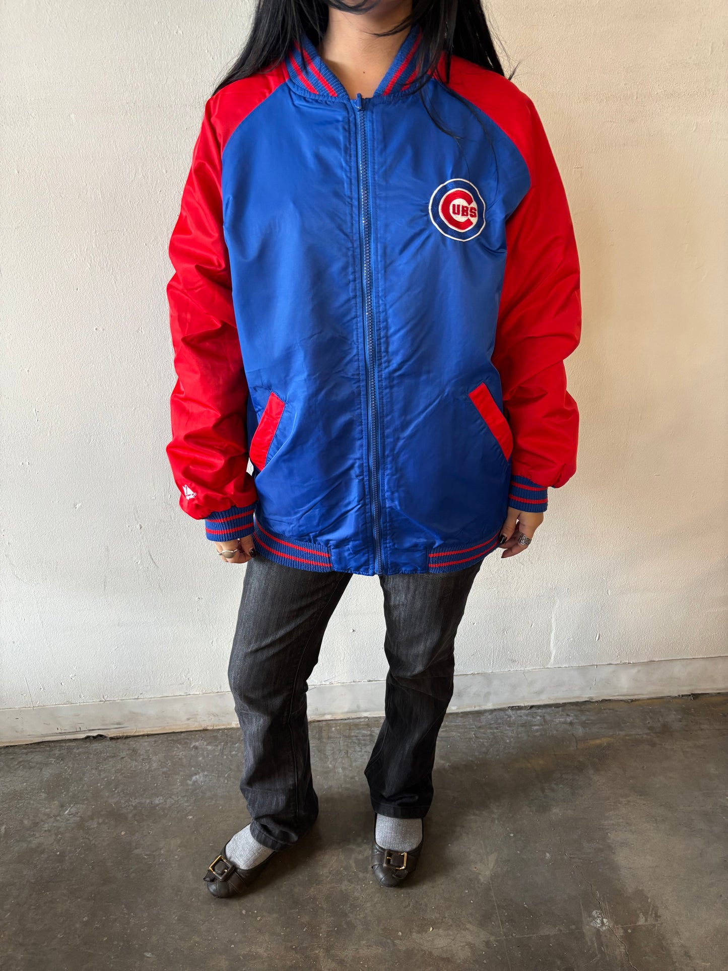 Vintage Chicago Cubs Reversible Jacket