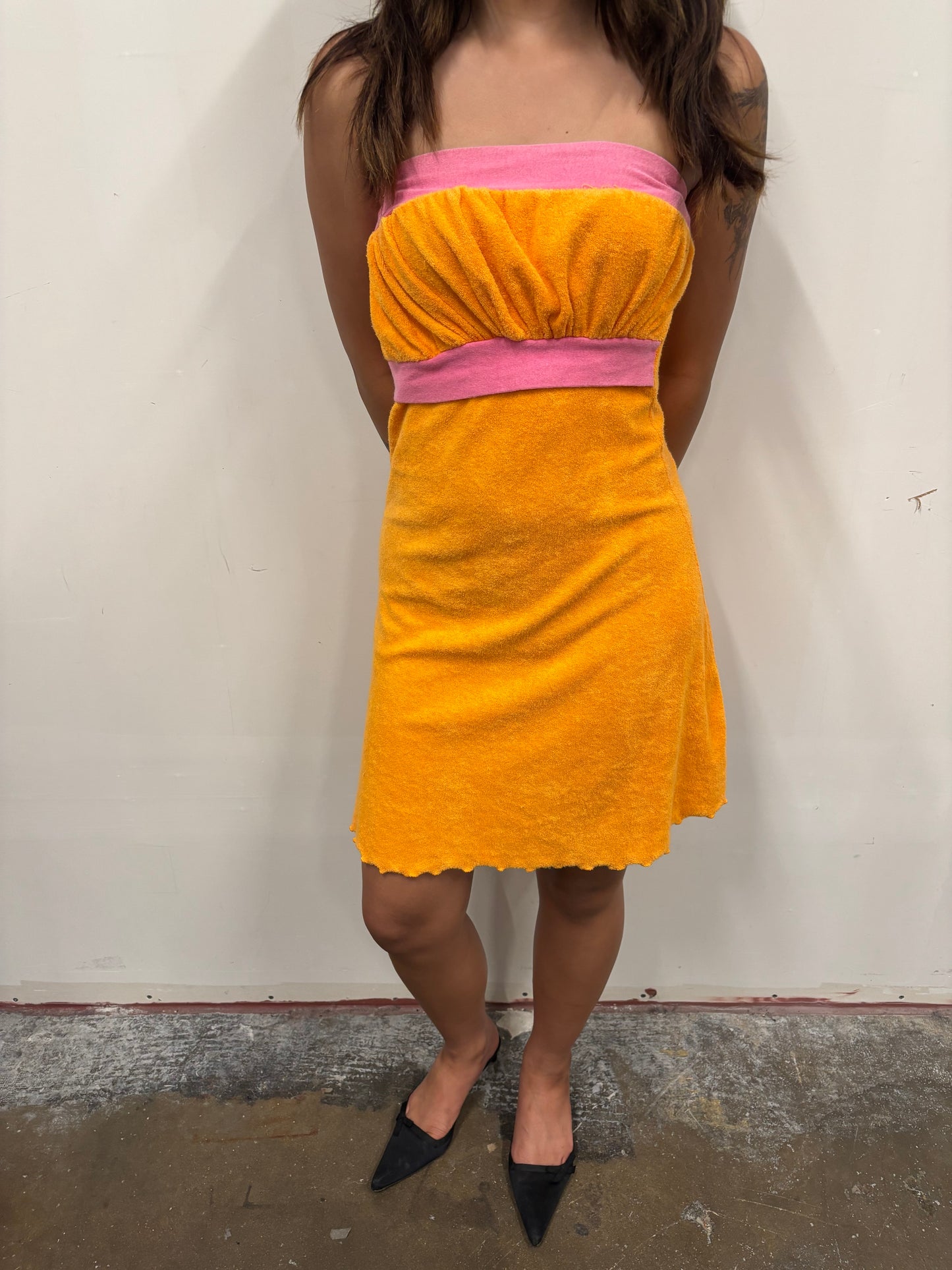 Orange Beach Dress