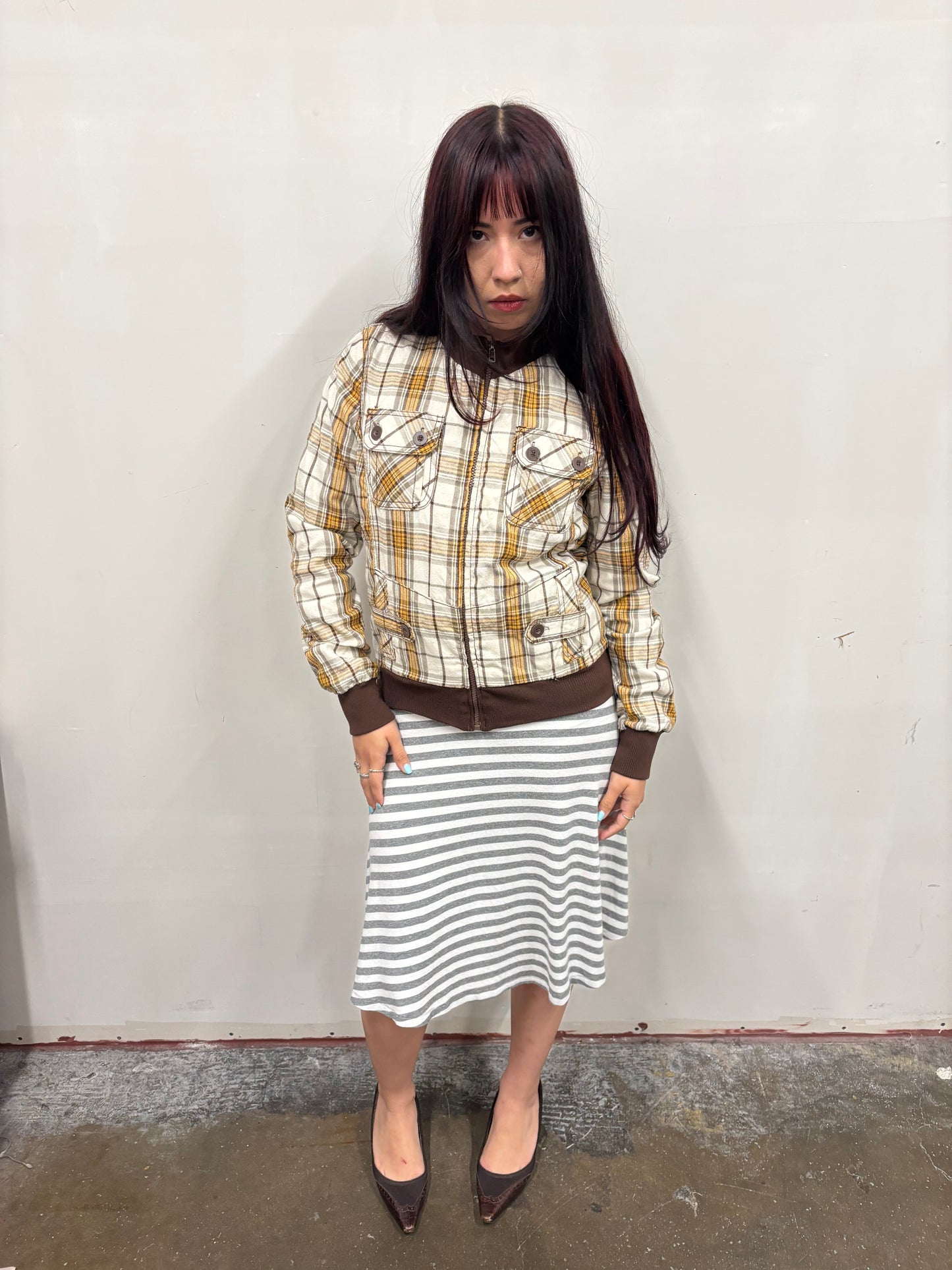 Charlotte Russe Plaid Jacket