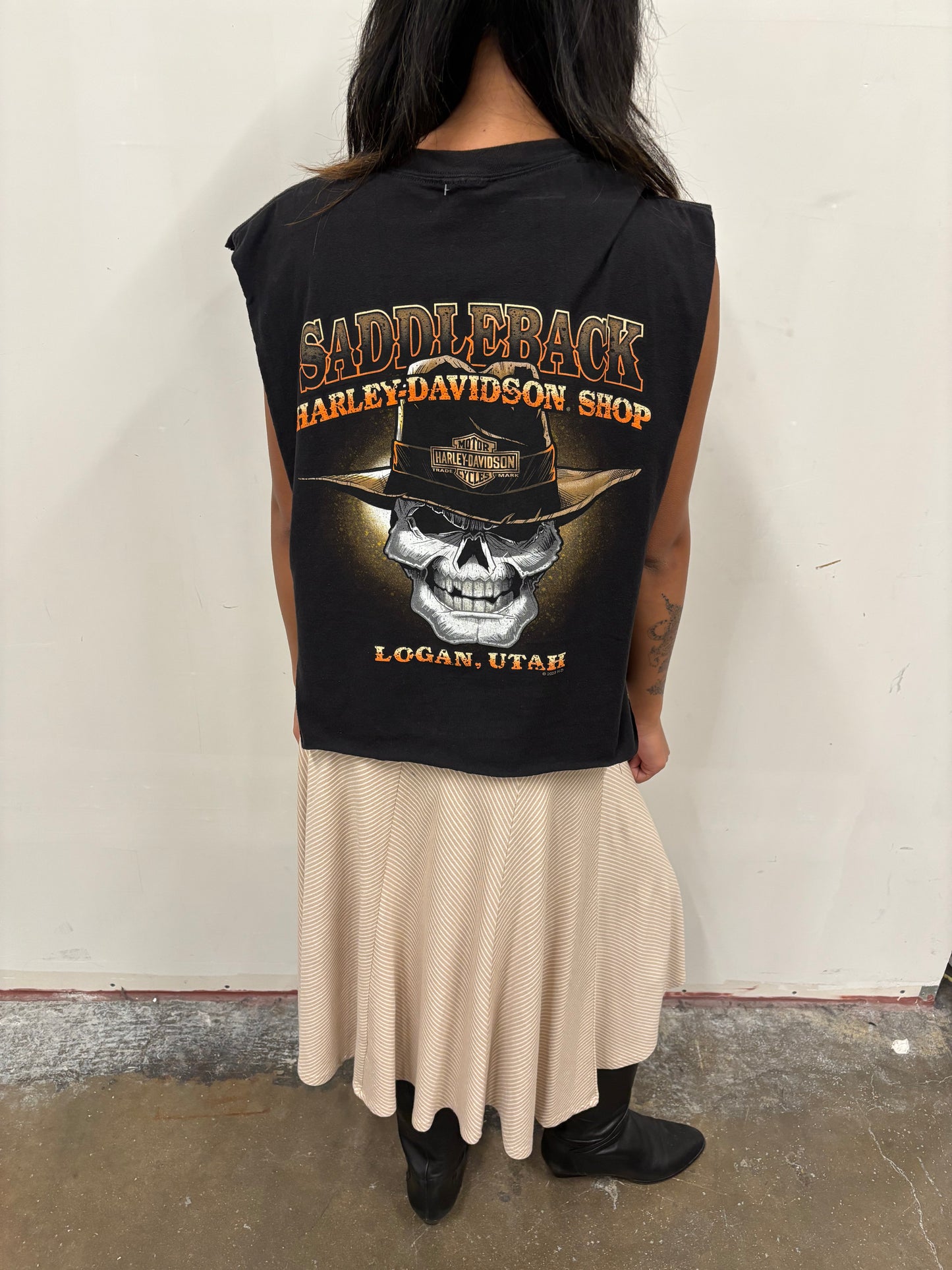 Reworked Harley Davidson Crop