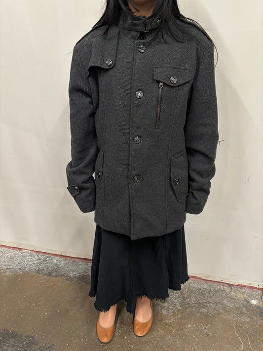Vintage Button Up Coat