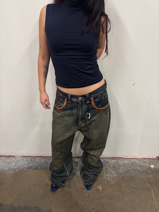 Vintage Basic Code Denim Jeans