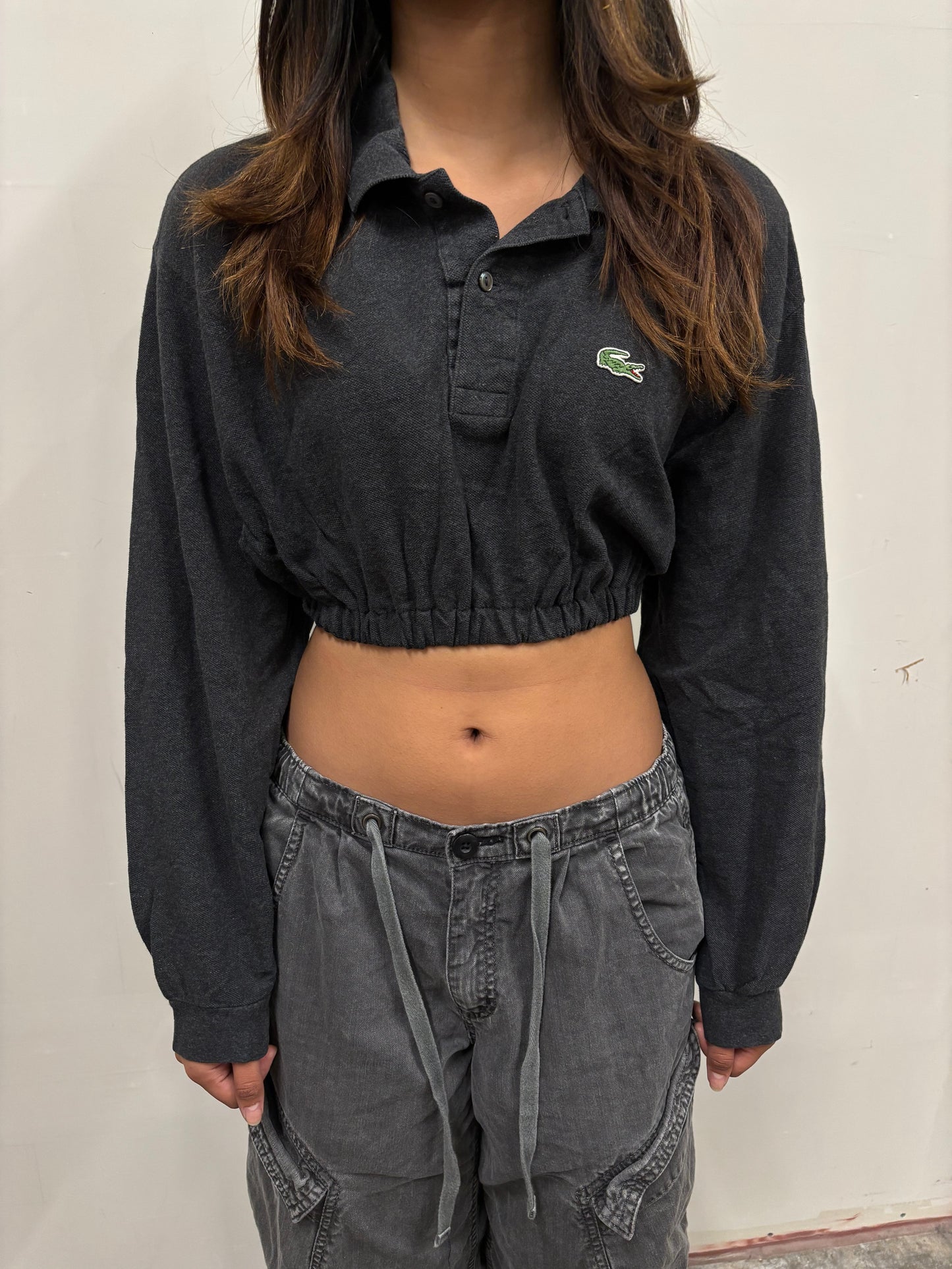 Reworked Lacoste Crop