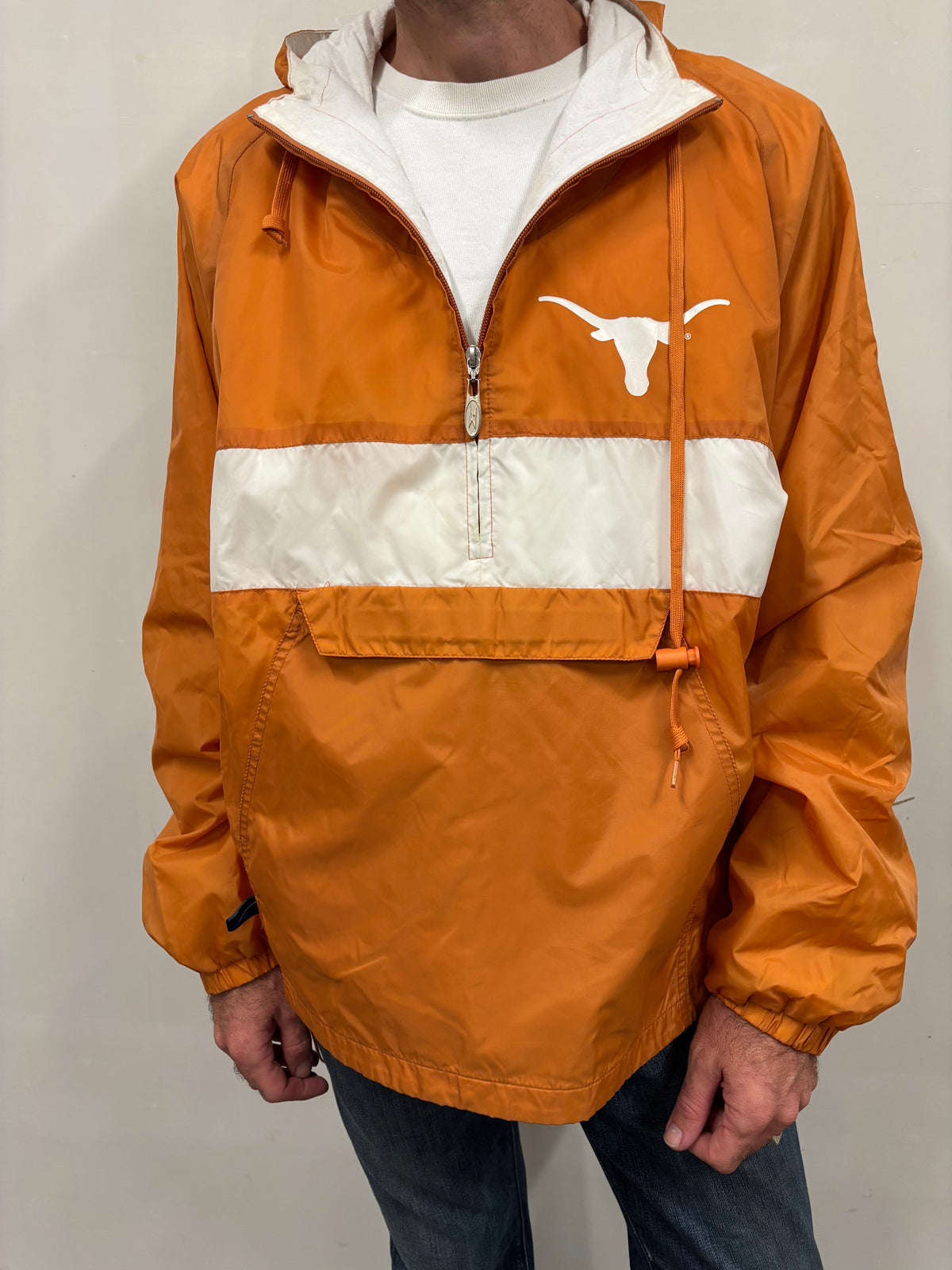 Vintage Texas Longhorns Windbreaker