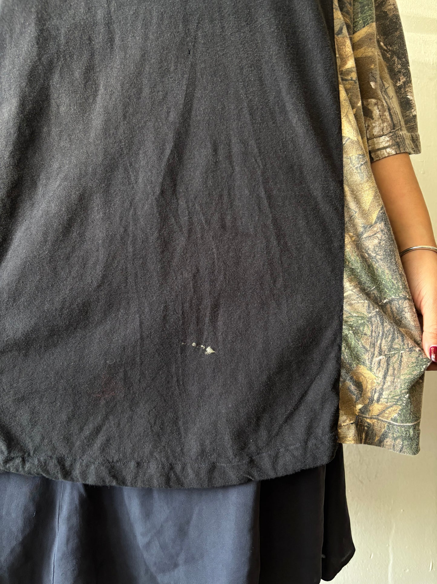 Reworked Harley Davidson Camo Shirt