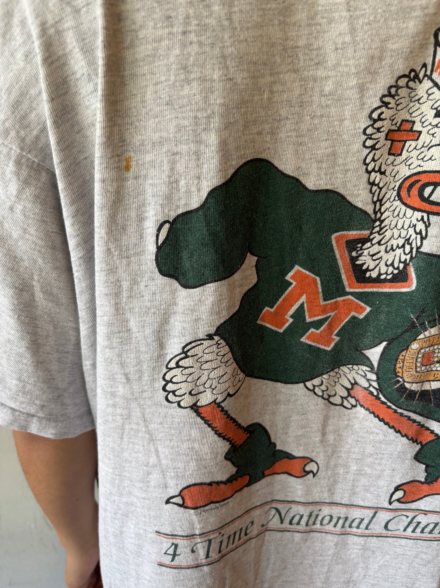 Vintage Miami Hurricanes Jersey Shirt