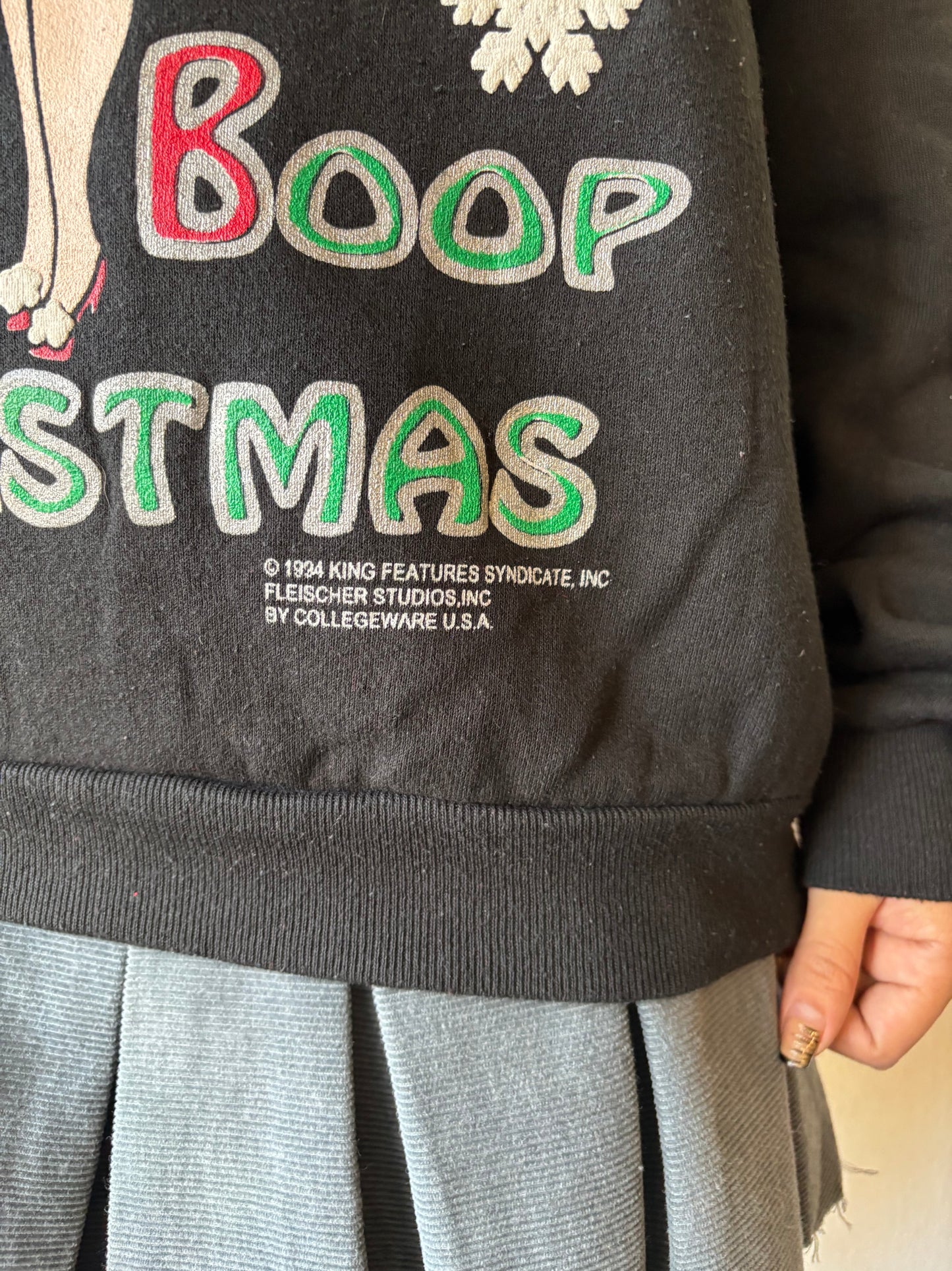 Vintage Have A Betty Boop Christmas Crewneck