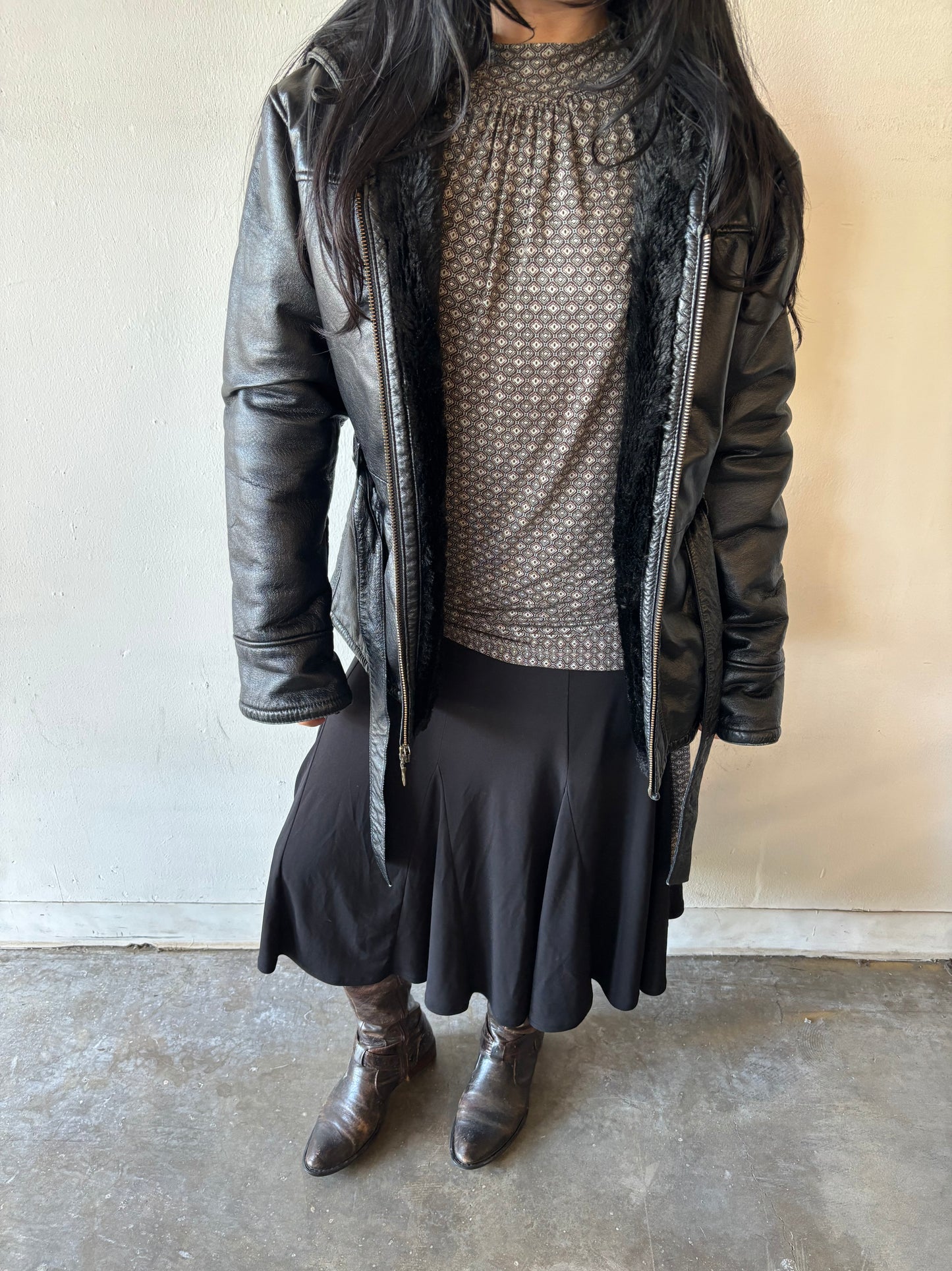 Vintage Wilson’s Leather Fur Jacket