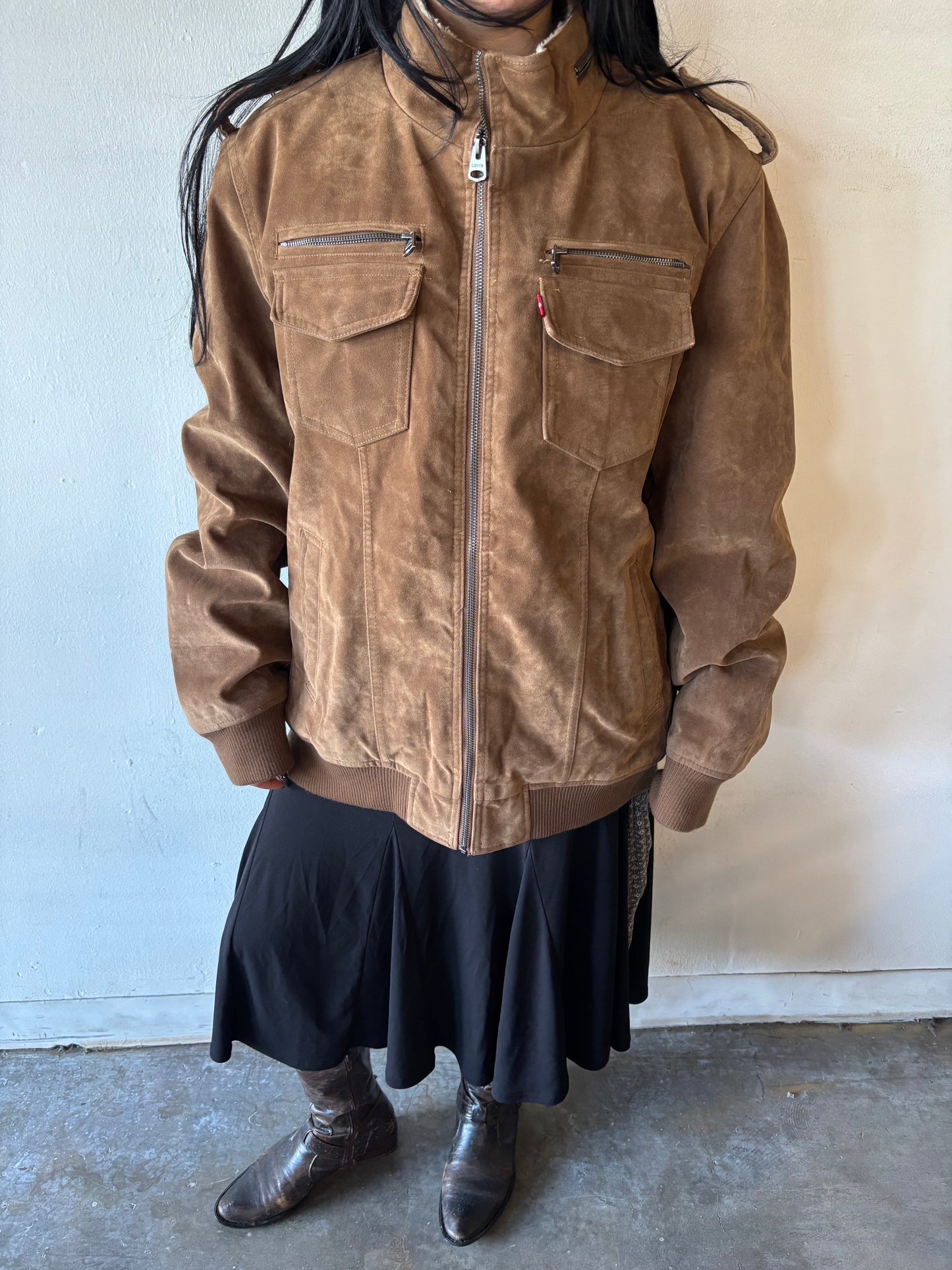 Vintage Levi’s Sherpa Suede Jacket