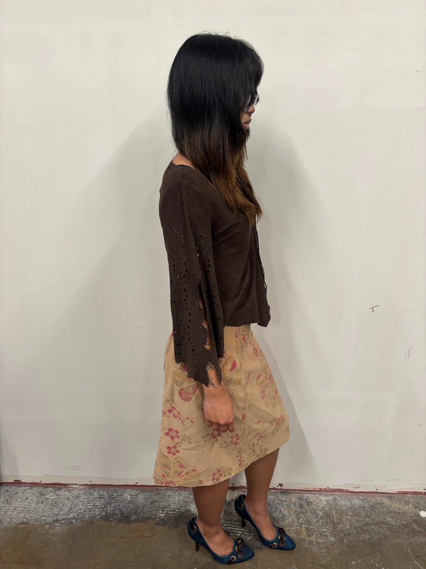 Vintage Paisley Skirt