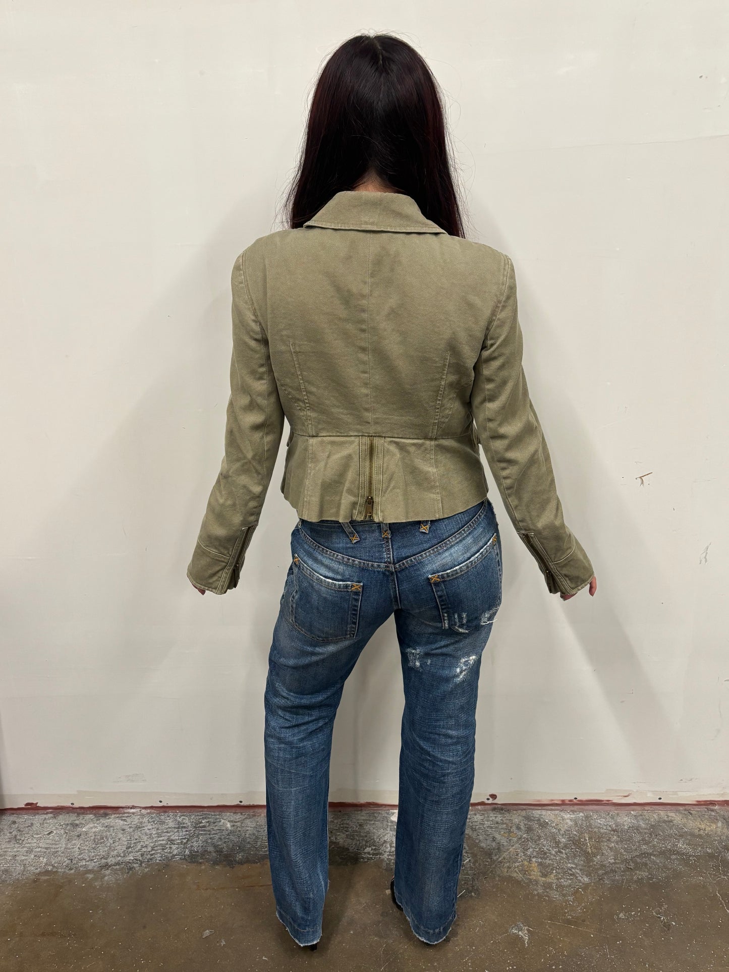 Ann Taylor Military Green Jacket