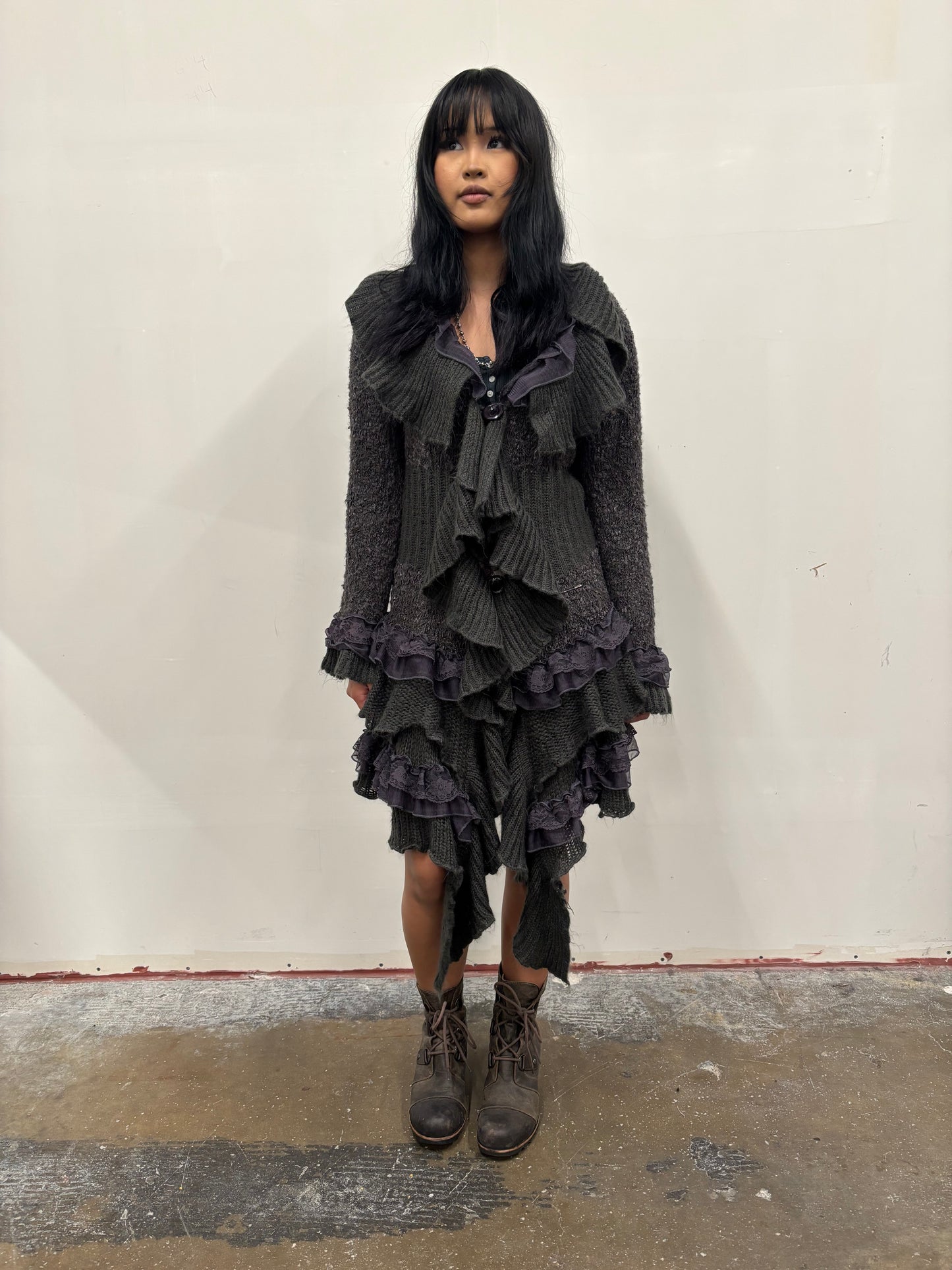 John Fashion Layered Sweater Dress