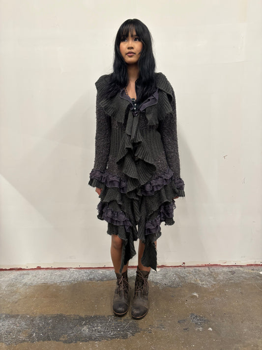 John Fashion Layered Sweater Dress