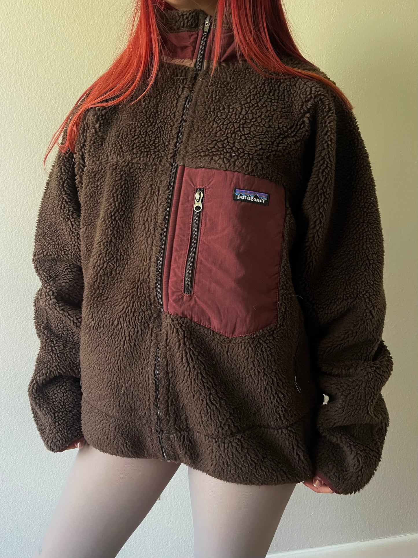 Vintage Patagonia Men's Classic Retro-X® Fleece Brown Jacket