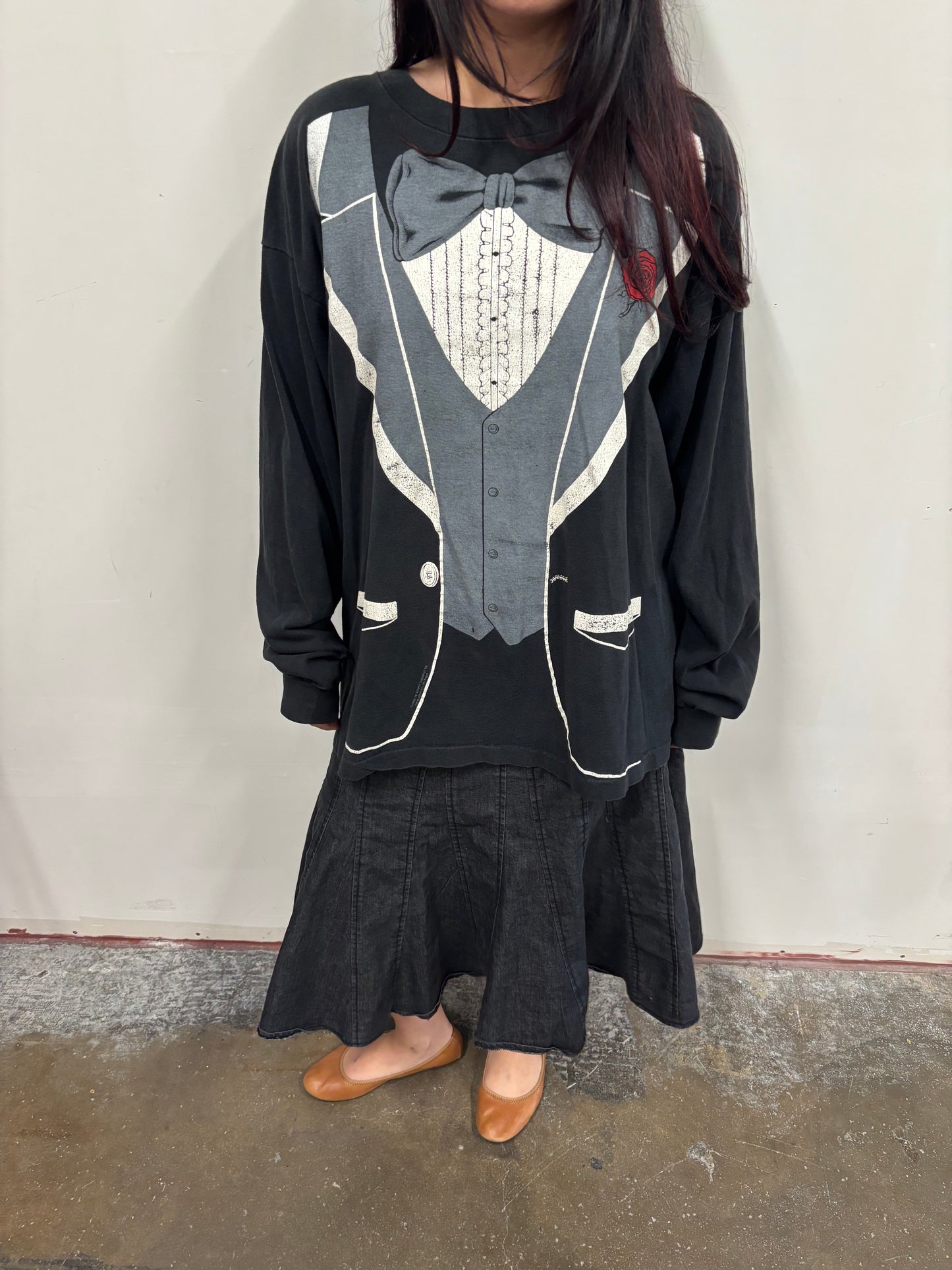 Vintage Tuxedo Shirt