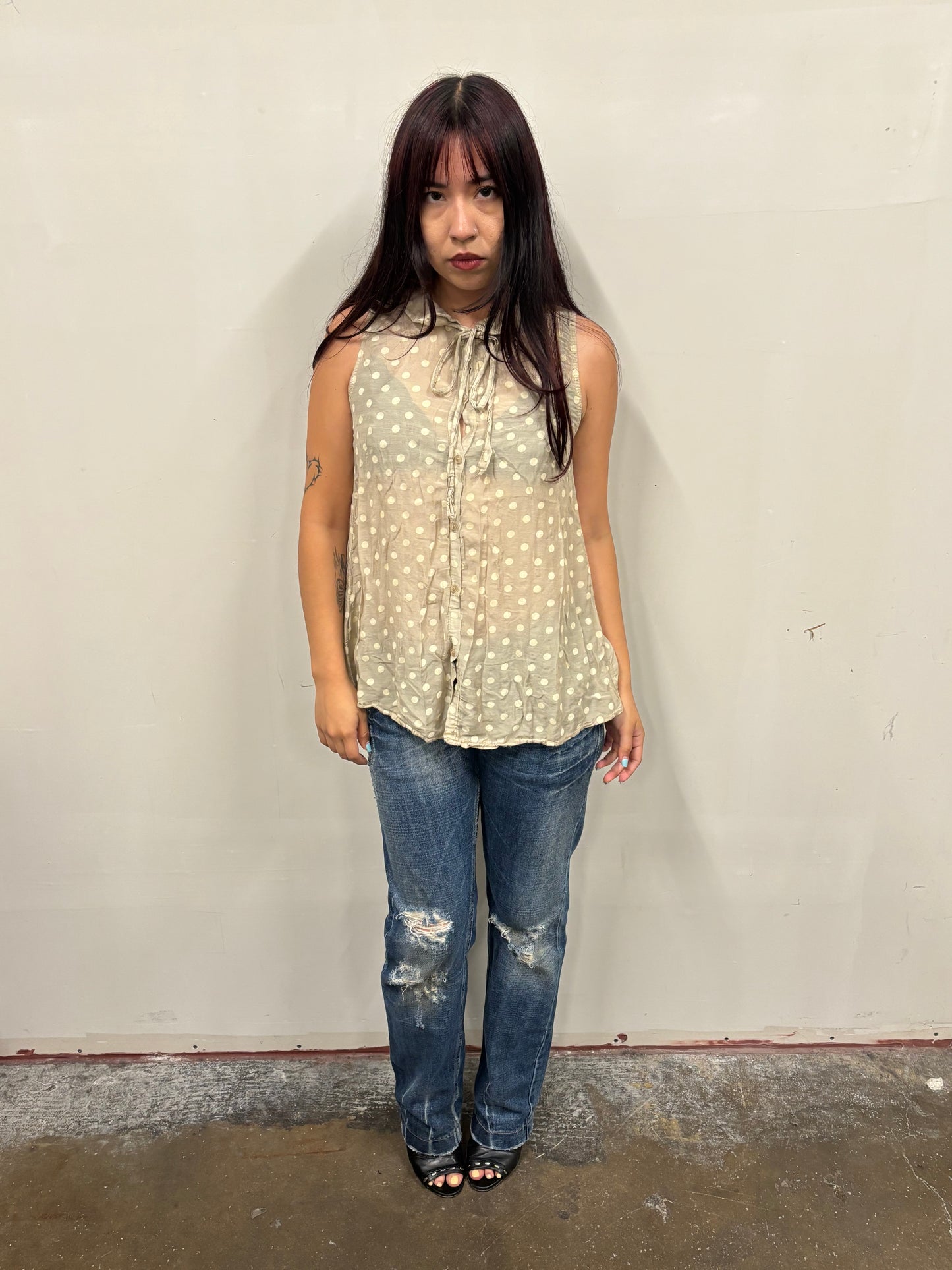 Polka Dot Blouse