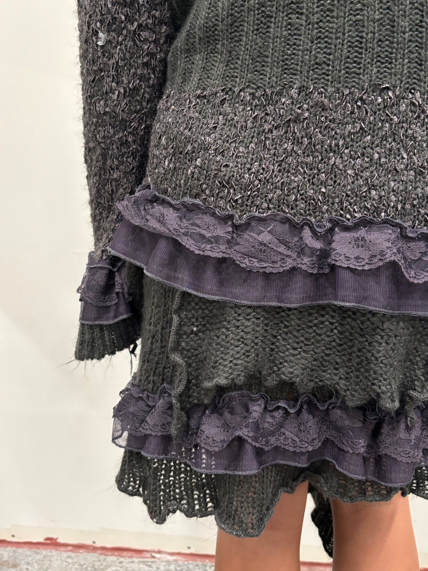 John Fashion Layered Sweater Dress