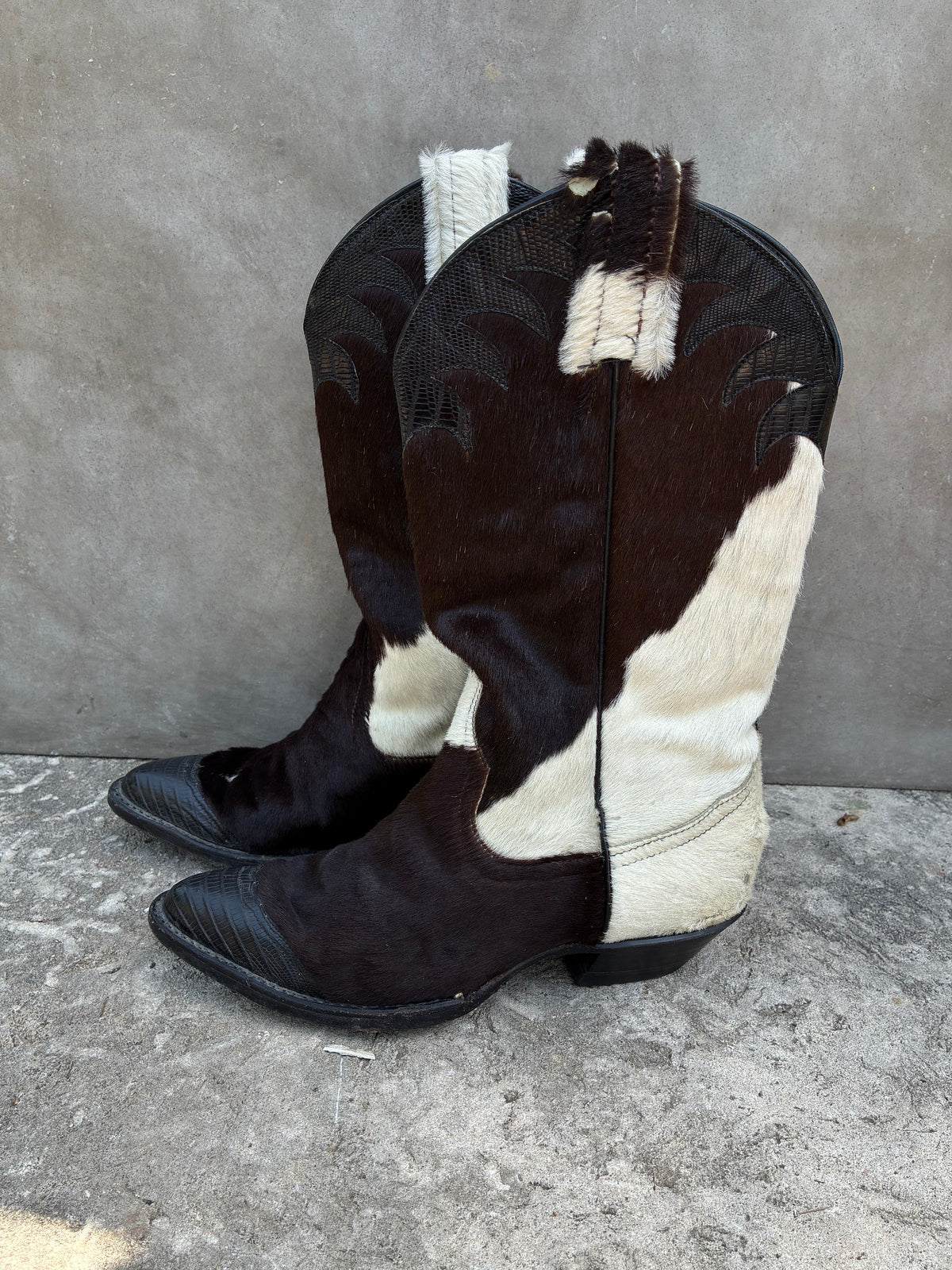 Vintage Creations by Tony Lama Cowhide SUPER RARE Cowboy Boots