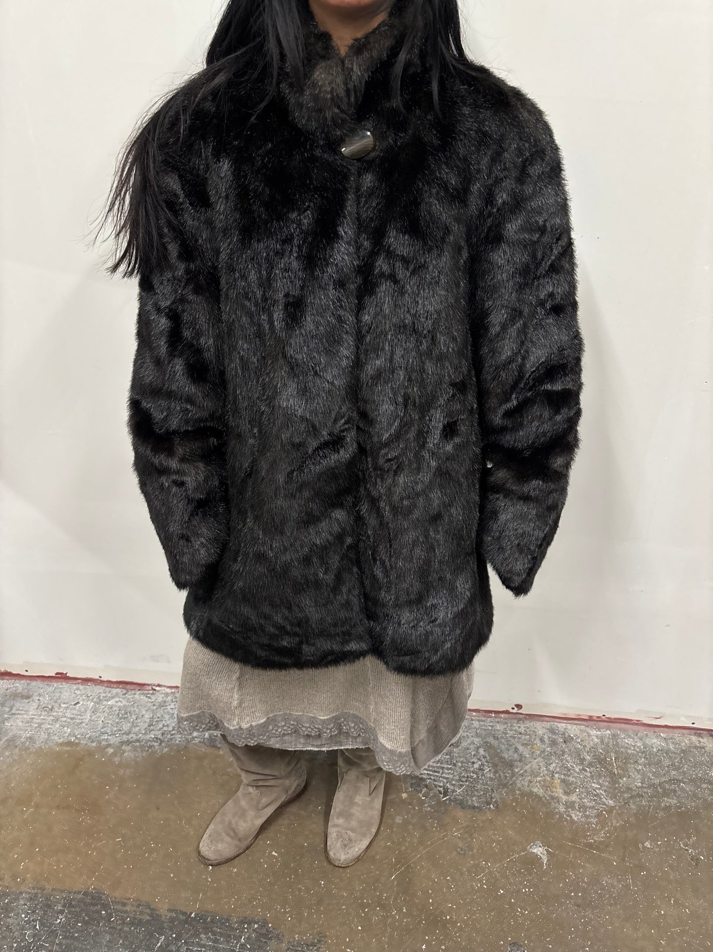 Vintage Faux Fur Coat
