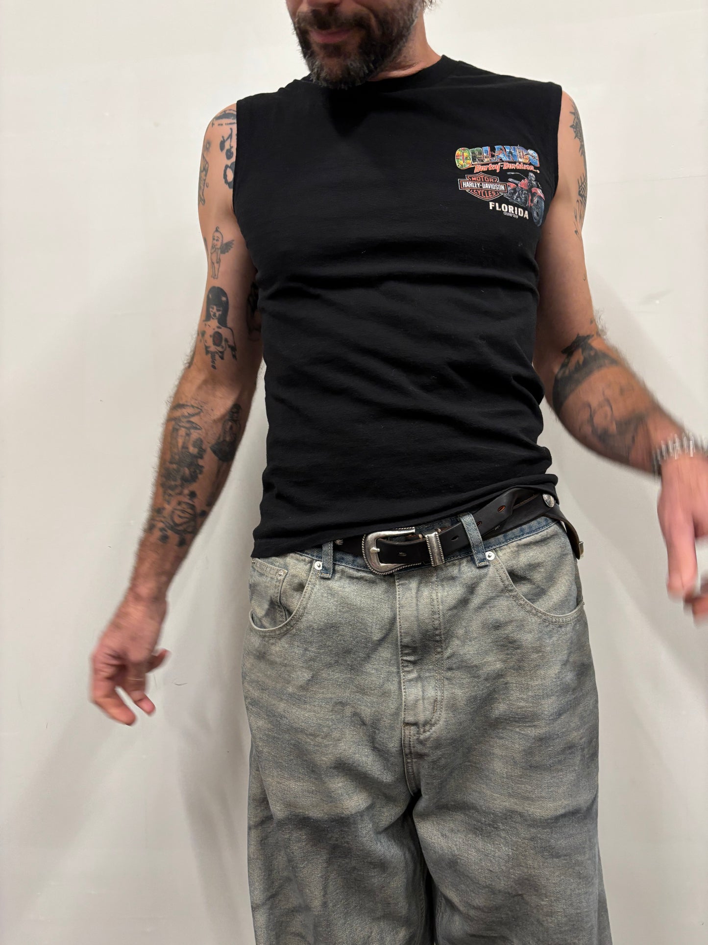 Reworked Harley Davidson Crop