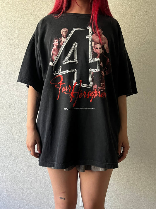 Vintage 1998 The Four Horsemen Wrestling Shirt