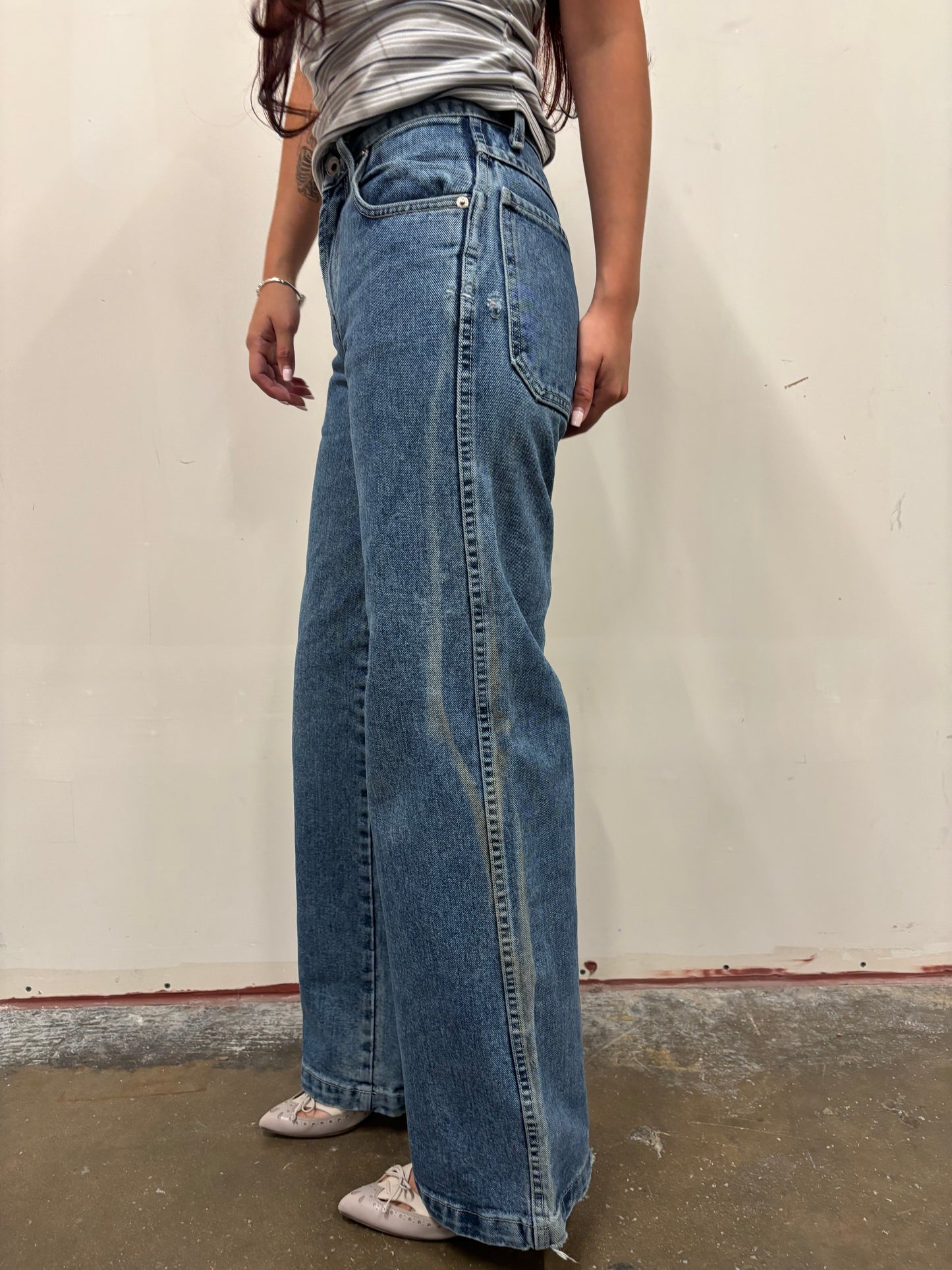 Vintage JNCO Wide Leg Denim Jeans