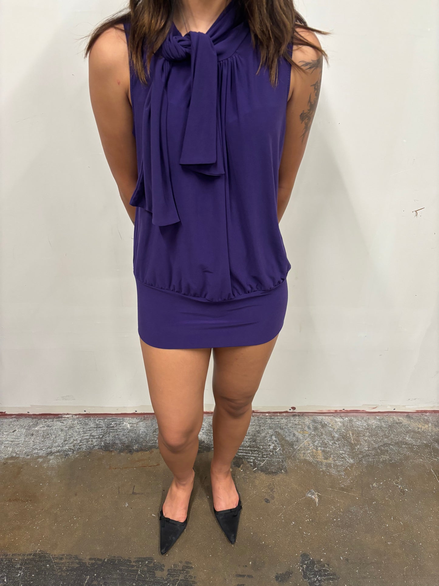 Candid Soul Purple Top/Mini Dress
