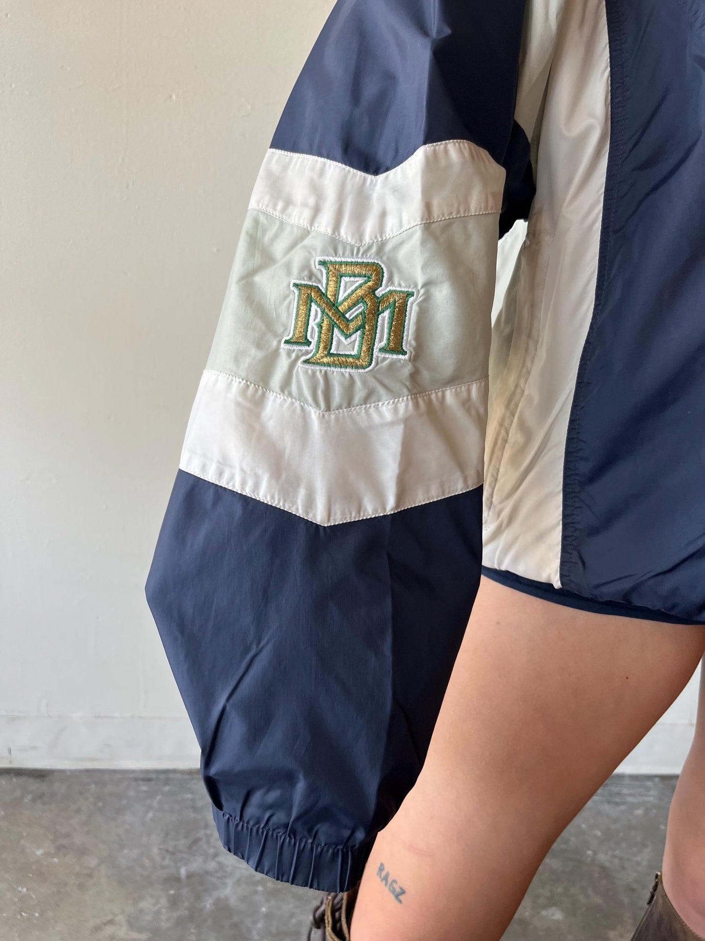 Vintage Nutmeg Baseball Windbreaker