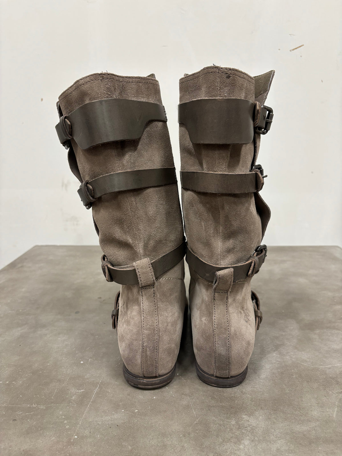 OTBT Suede Buckle Boots