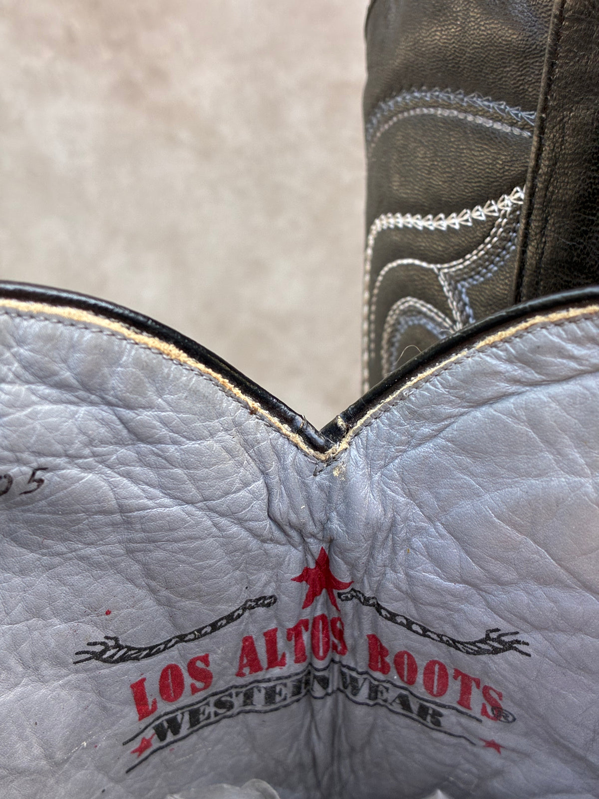 2000s Los Altos Ostrich Leg Pointy Cowboy Boots