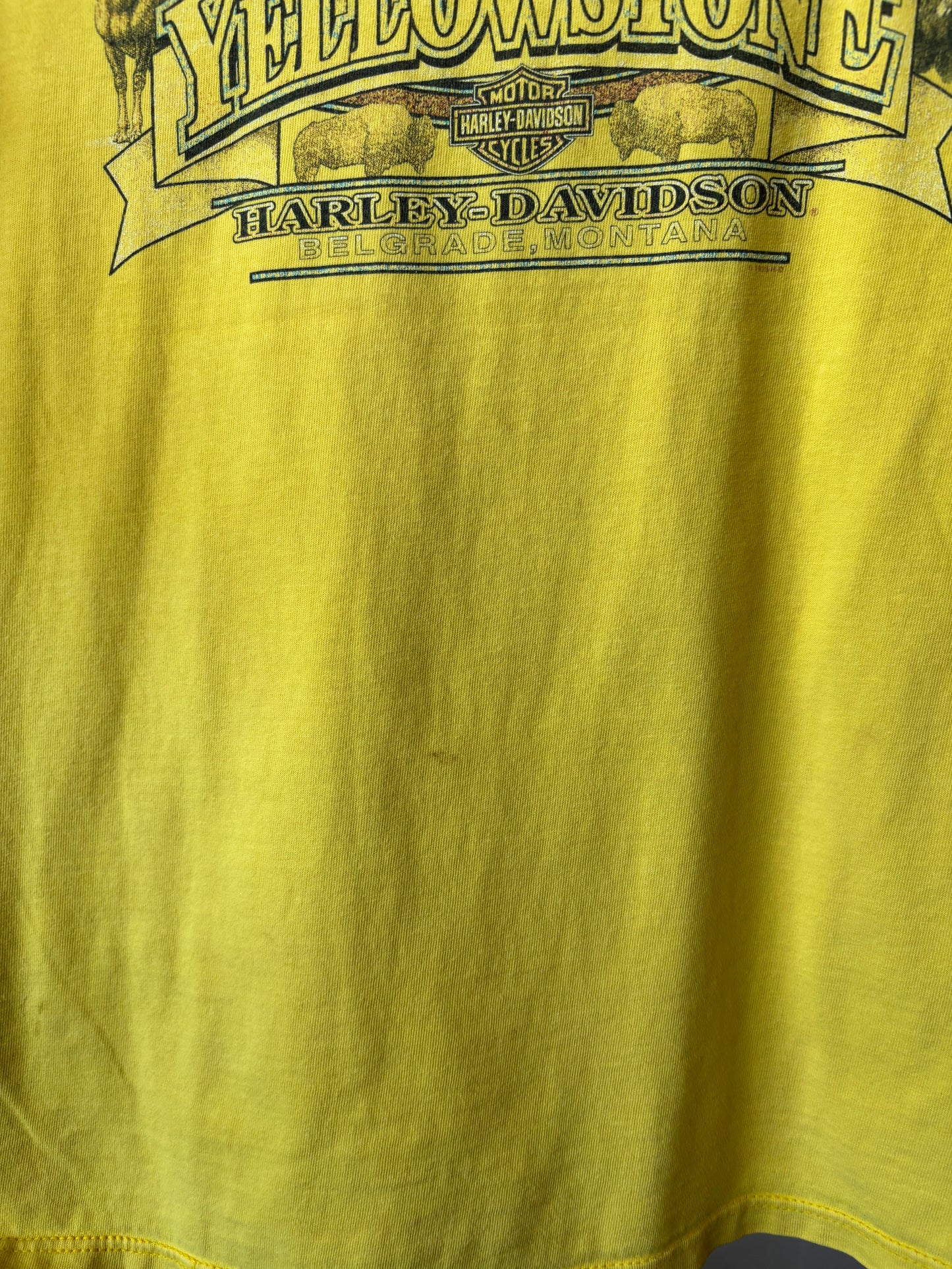 Vintage Harley Davidson Yellowstone Shirt