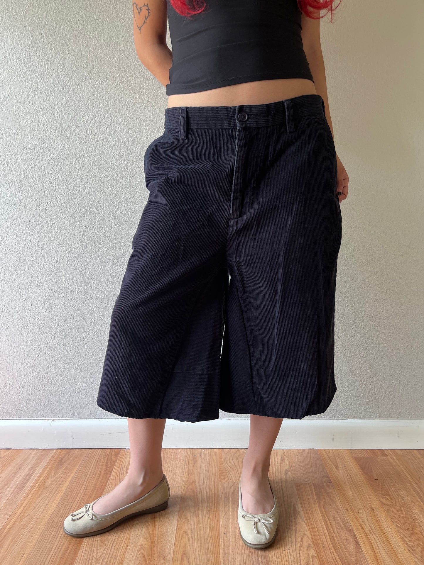 Náutica Navy Blue Corduroy Baggy Jorts