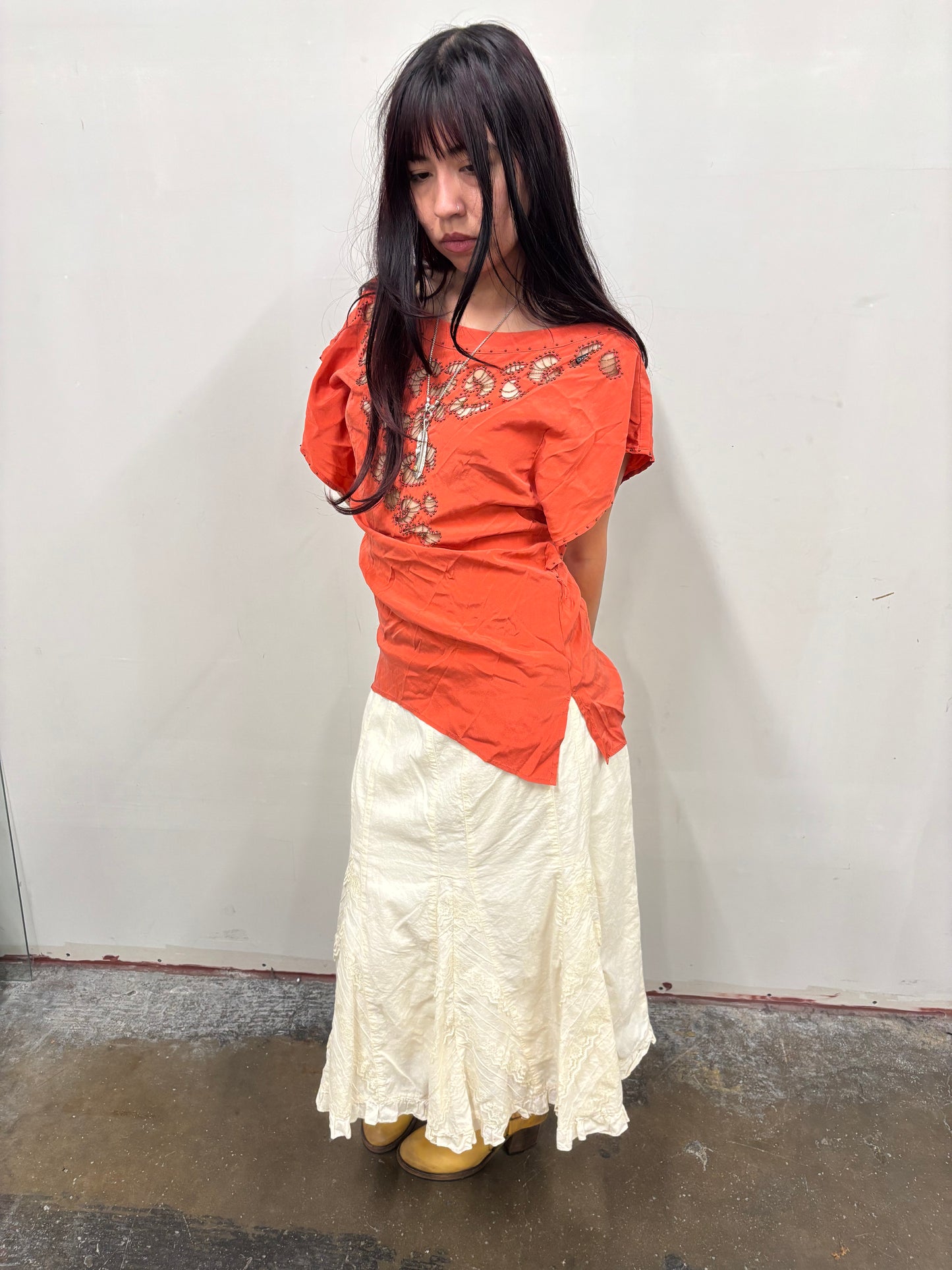 Angie Crème Skirt
