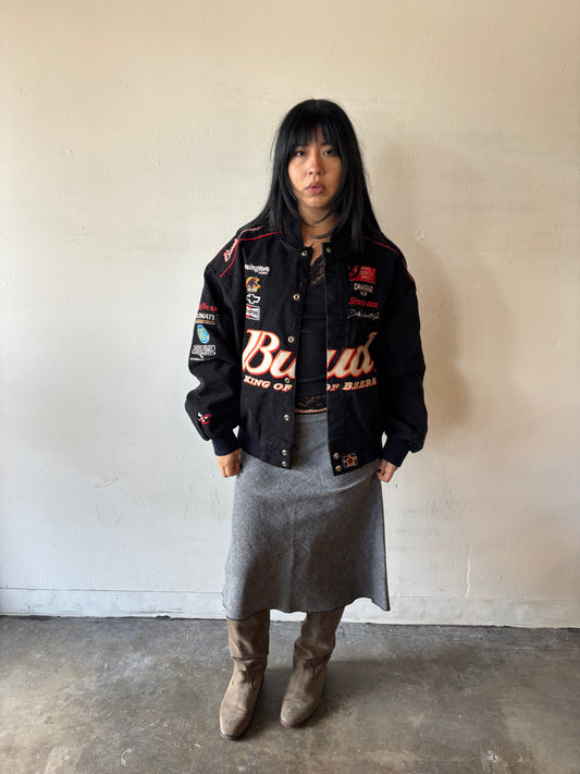 Vintage Bud King of Beers Racing Jacket