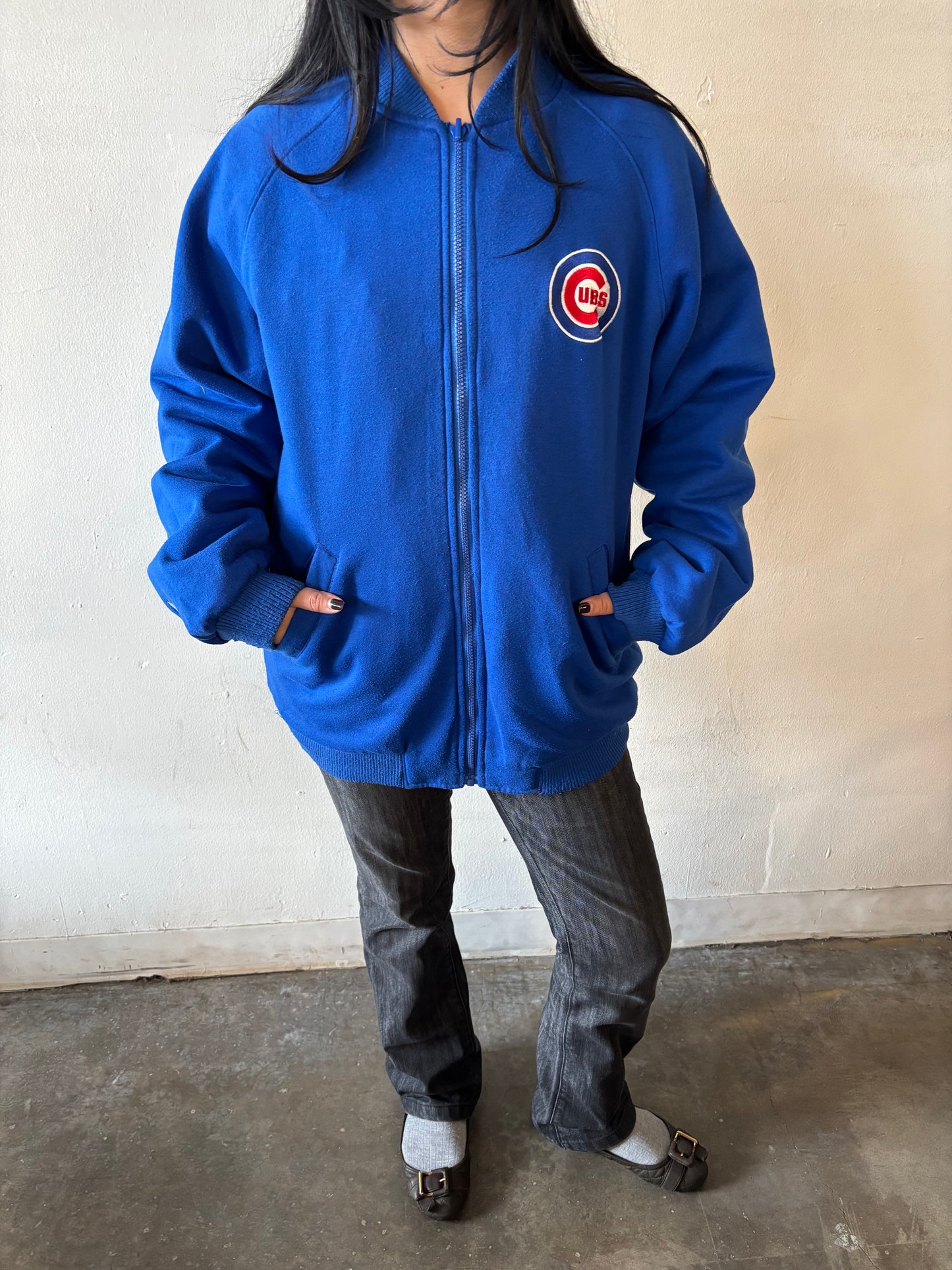 Vintage Chicago Cubs Reversible Jacket