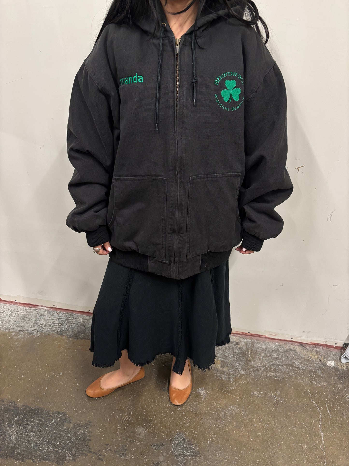 Vintage Shamrock Workwear Jacket