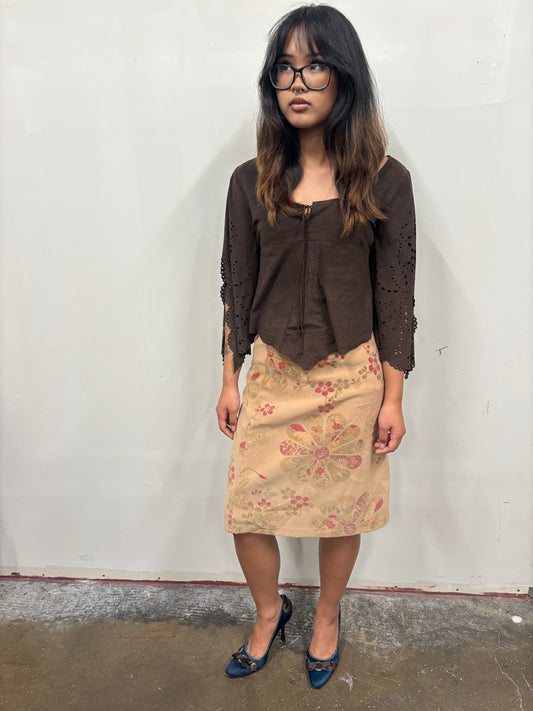 Vintage Paisley Skirt