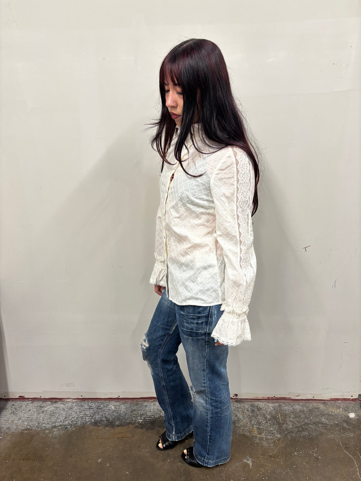 Coach Laced Button Up