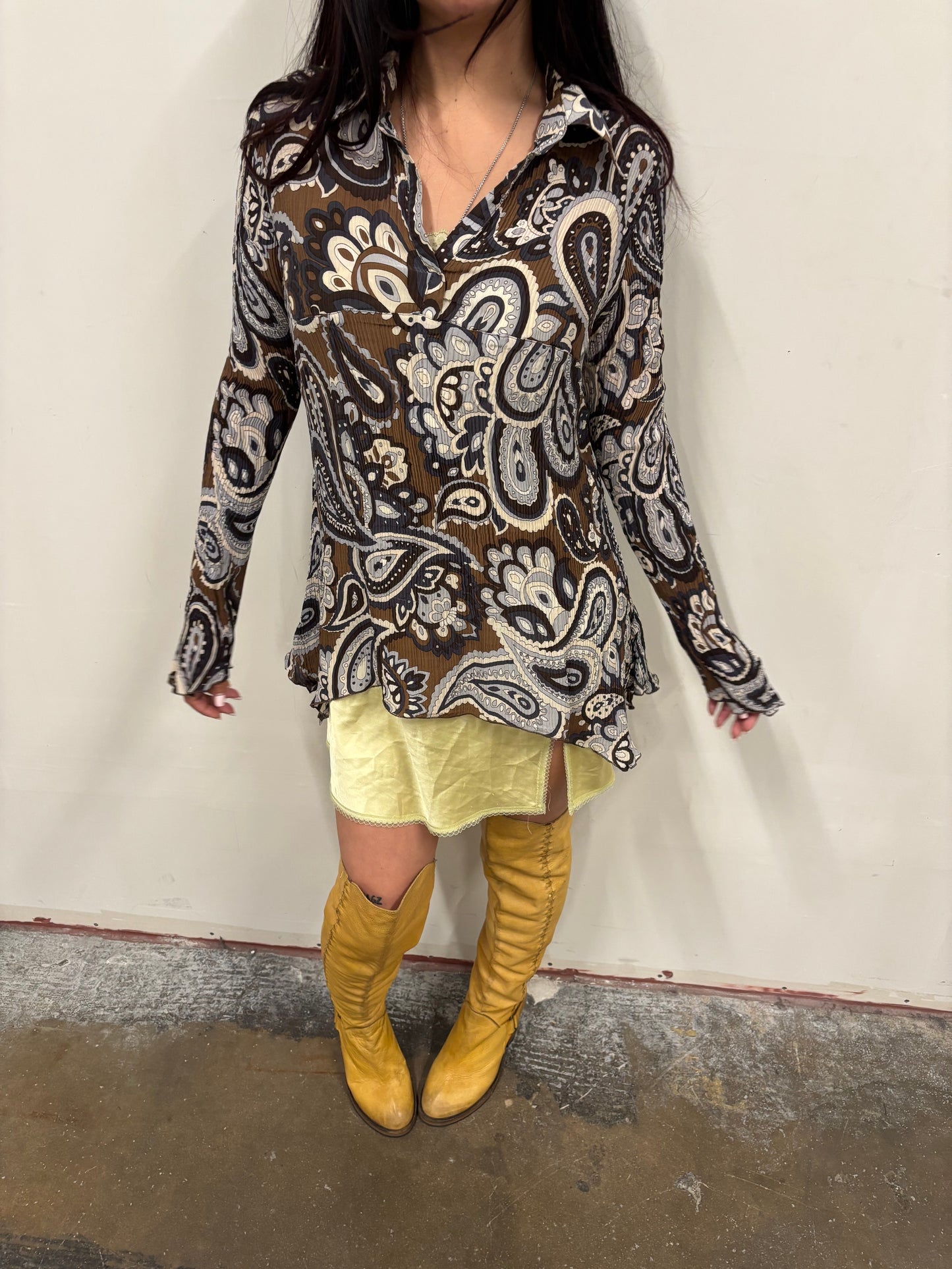 Audrey Talbott Paisley Top