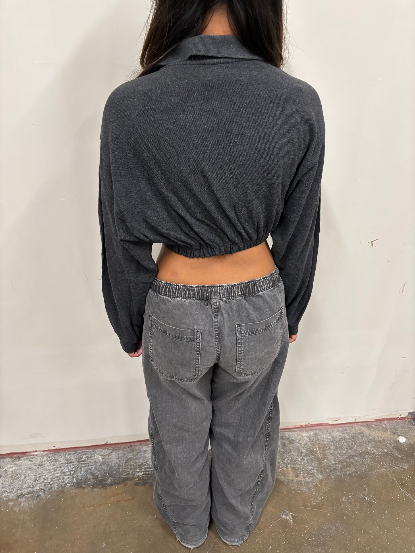 Reworked Lacoste Crop