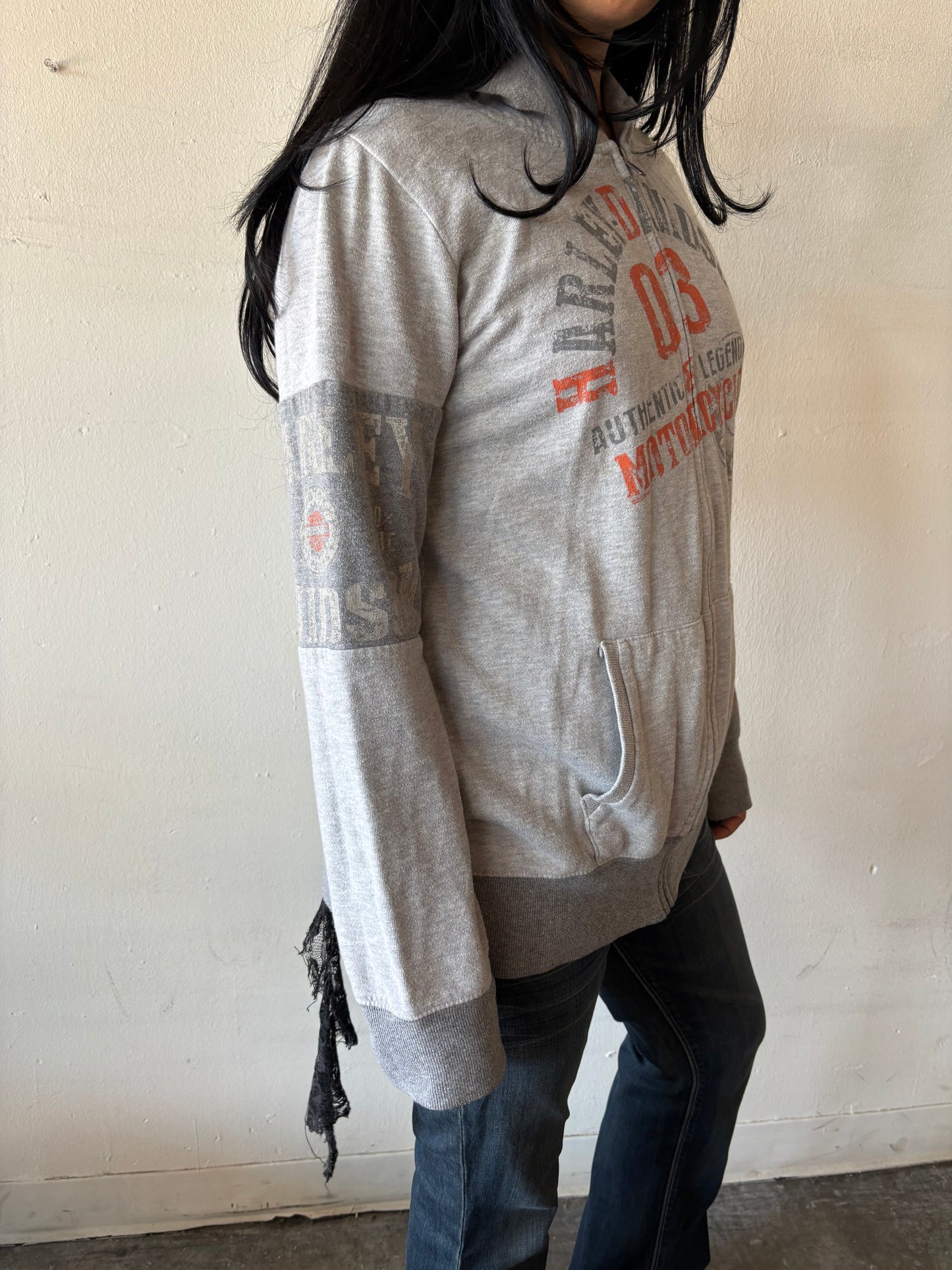 Vintage Harley Davidson Zip Up Jacket