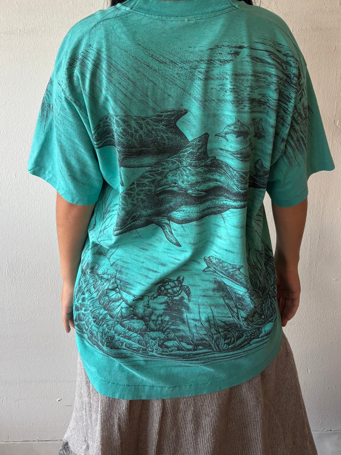 Vintage Aquatic Dolphins Shirt