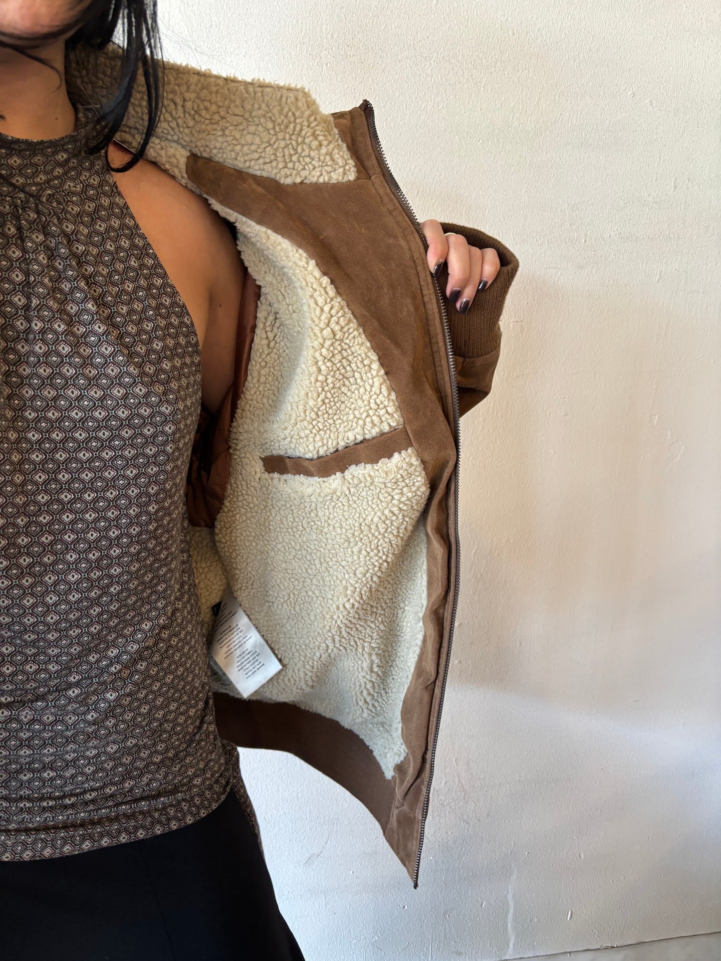 Vintage Levi’s Sherpa Suede Jacket