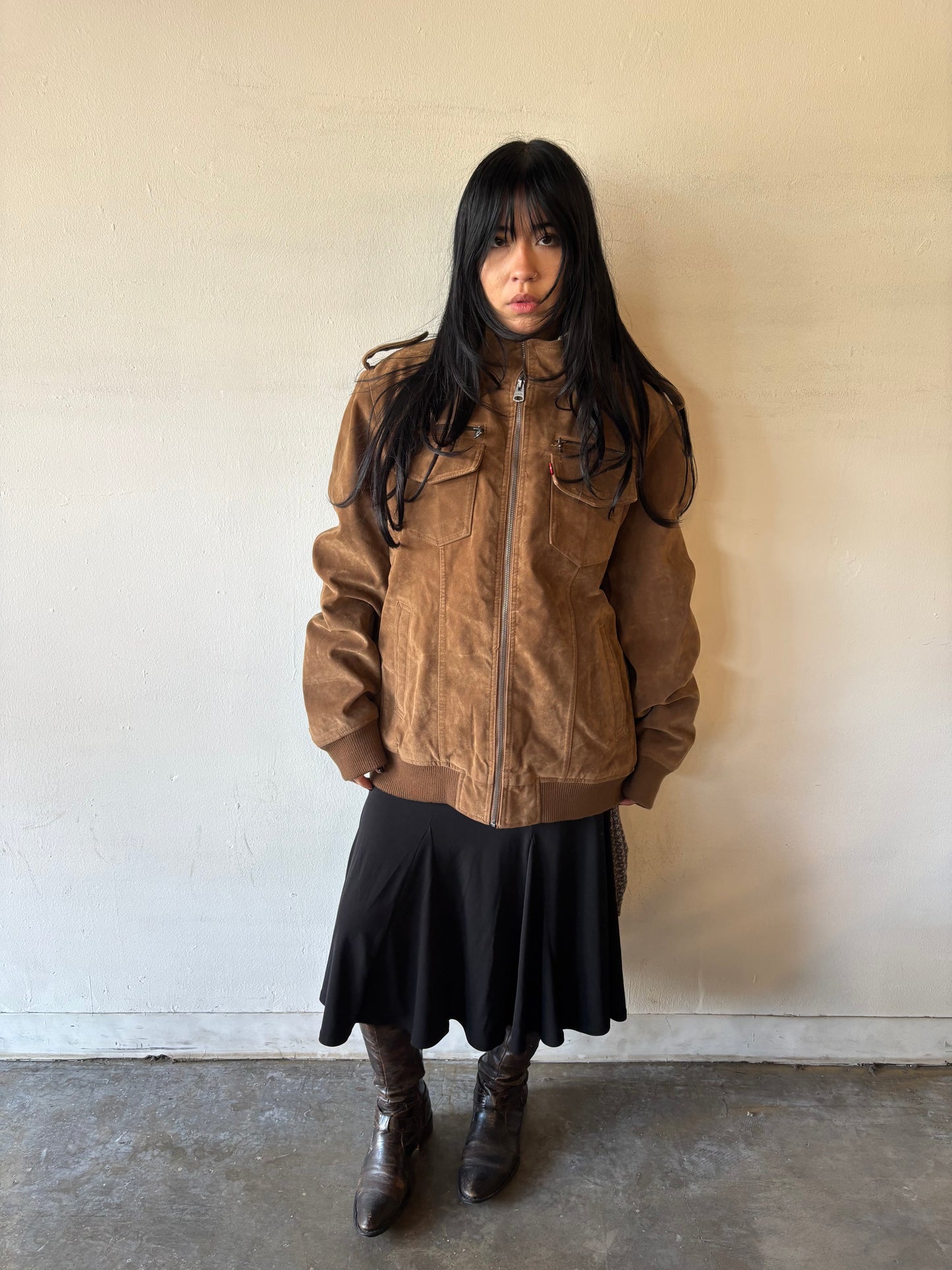 Vintage Levi’s Sherpa Suede Jacket