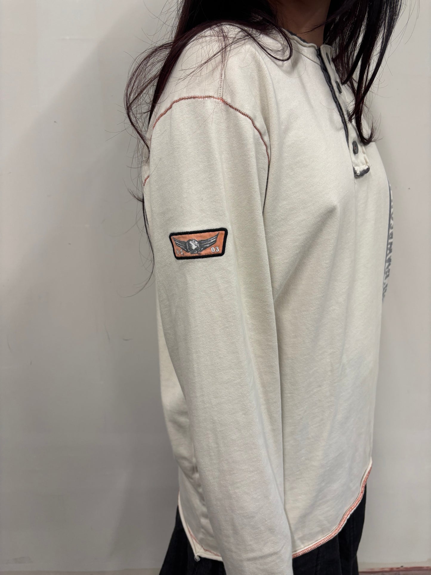 Vintage Harley Davidson Button Shirt