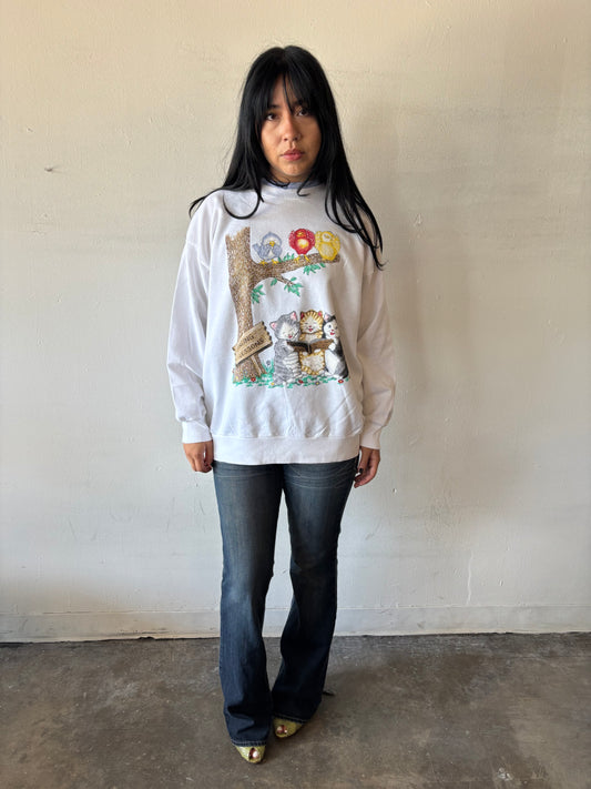 Vintage Cats Crewneck
